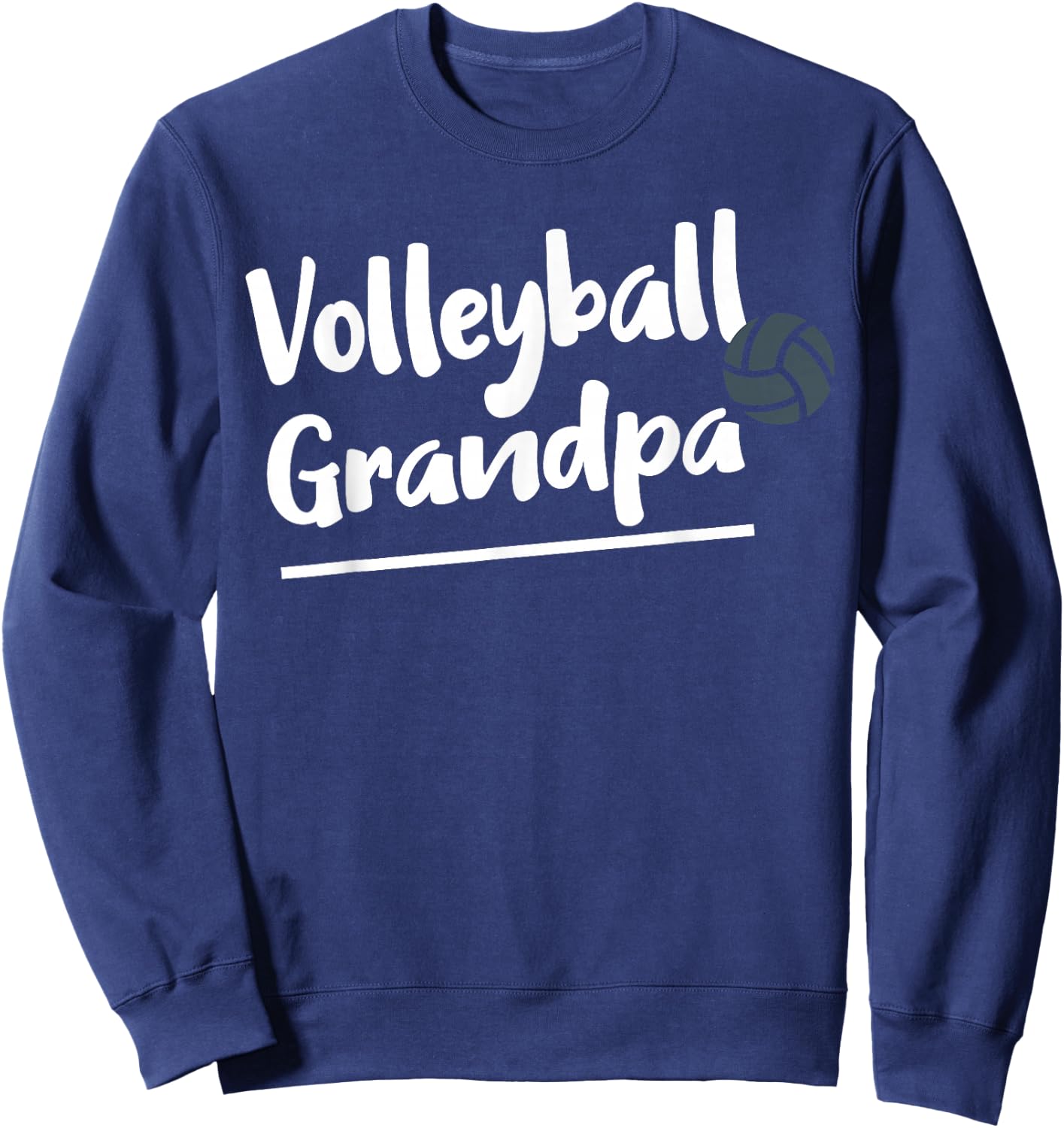 Volleyball Grandpa Sweatshirt - Sweatshirt | Navy