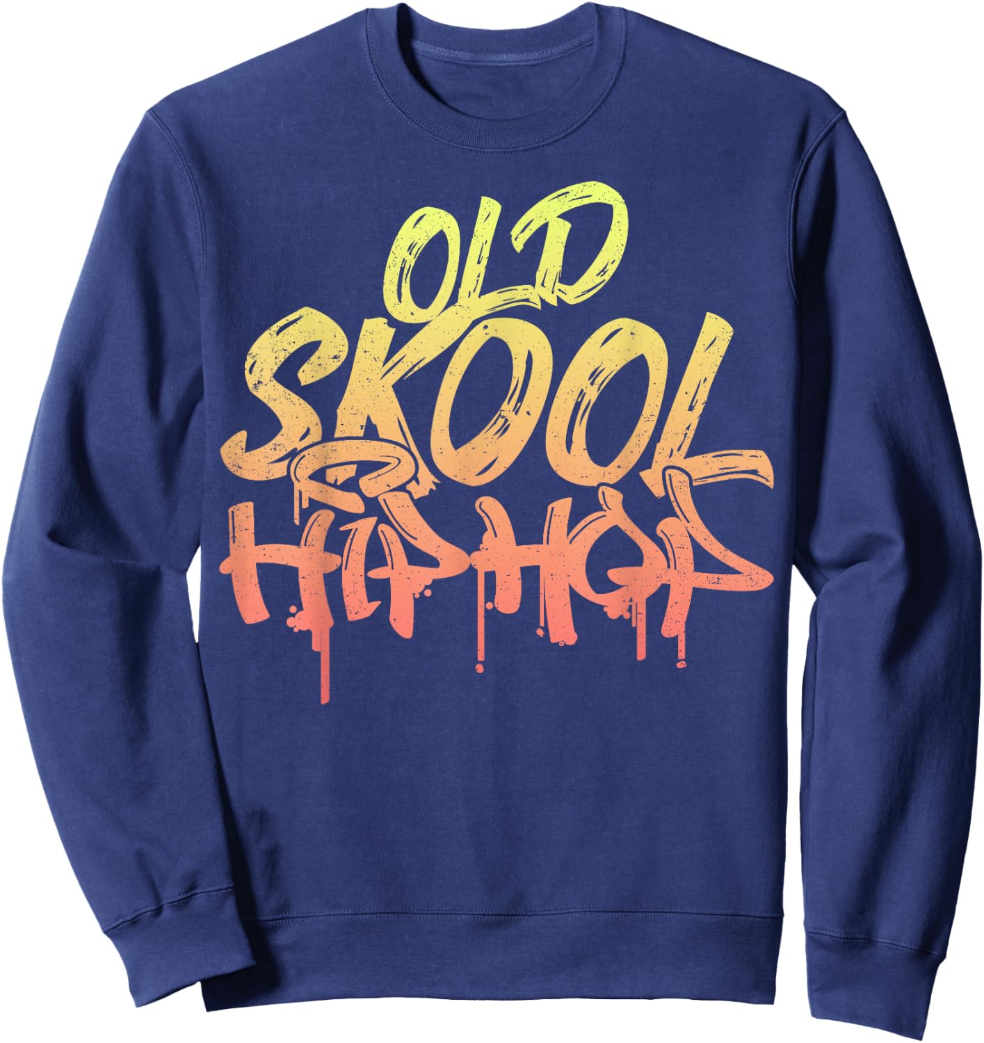 Old Skool Hip Hop - 90s Music Sweatshirt - Sweatshirt | Navy
