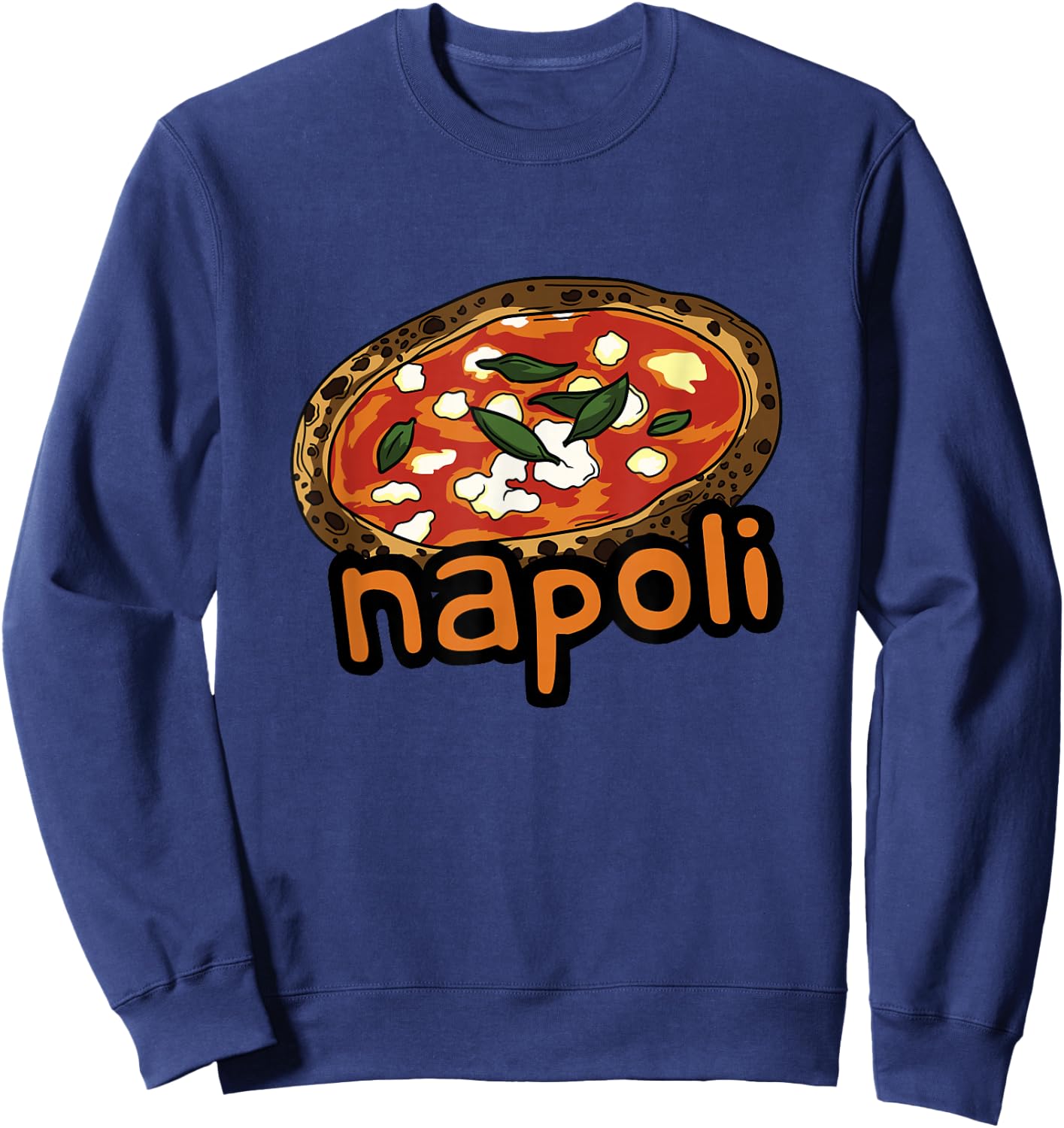Napoli Pizza T Shirt Naples Italy Pizza Maker Jersey Sweatshirt - Sweatshirt | Navy