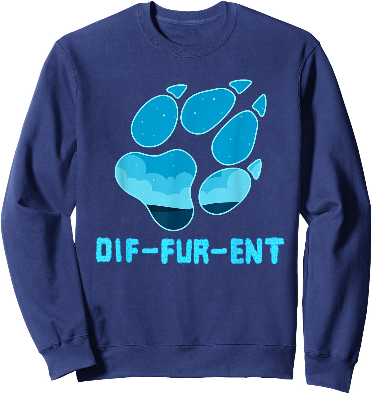 Furry Fandom Shirt by Crush Retro - Adults, Kids - Black - Modern - Cosplay, Retro - - Small - Short Sleeve - - Classic Fit - Machine Wash Sweatshirt - Sweatshirt | Navy