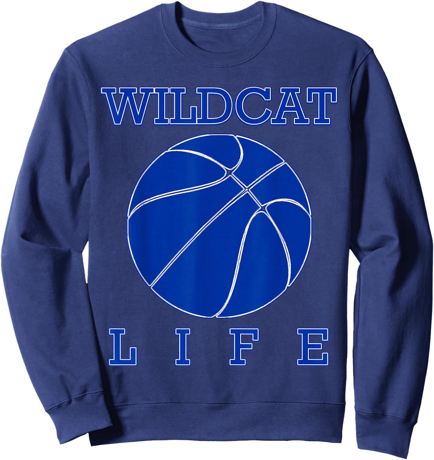 Wildcat Life Wildcats Fever Basketball Sweatshirt - Sweatshirt | Navy