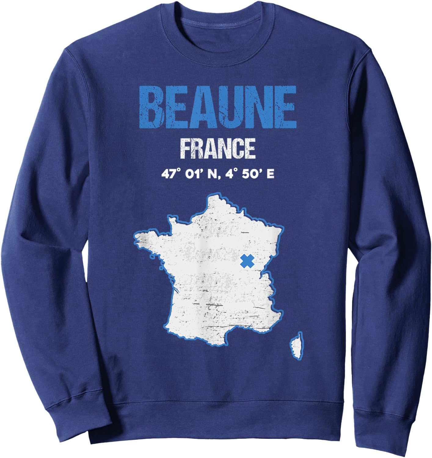 Beaune France City Sweatshirt - Sweatshirt | Navy
