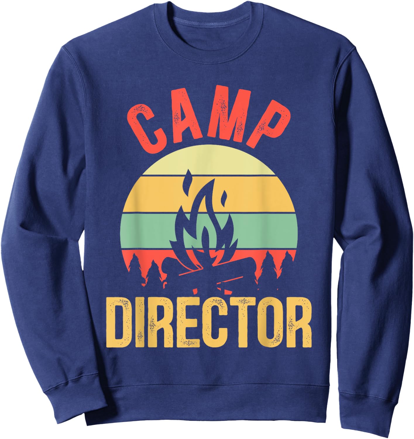 Summer Camp Director Counselor Camper Men Women Sweatshirt - Sweatshirt | Navy