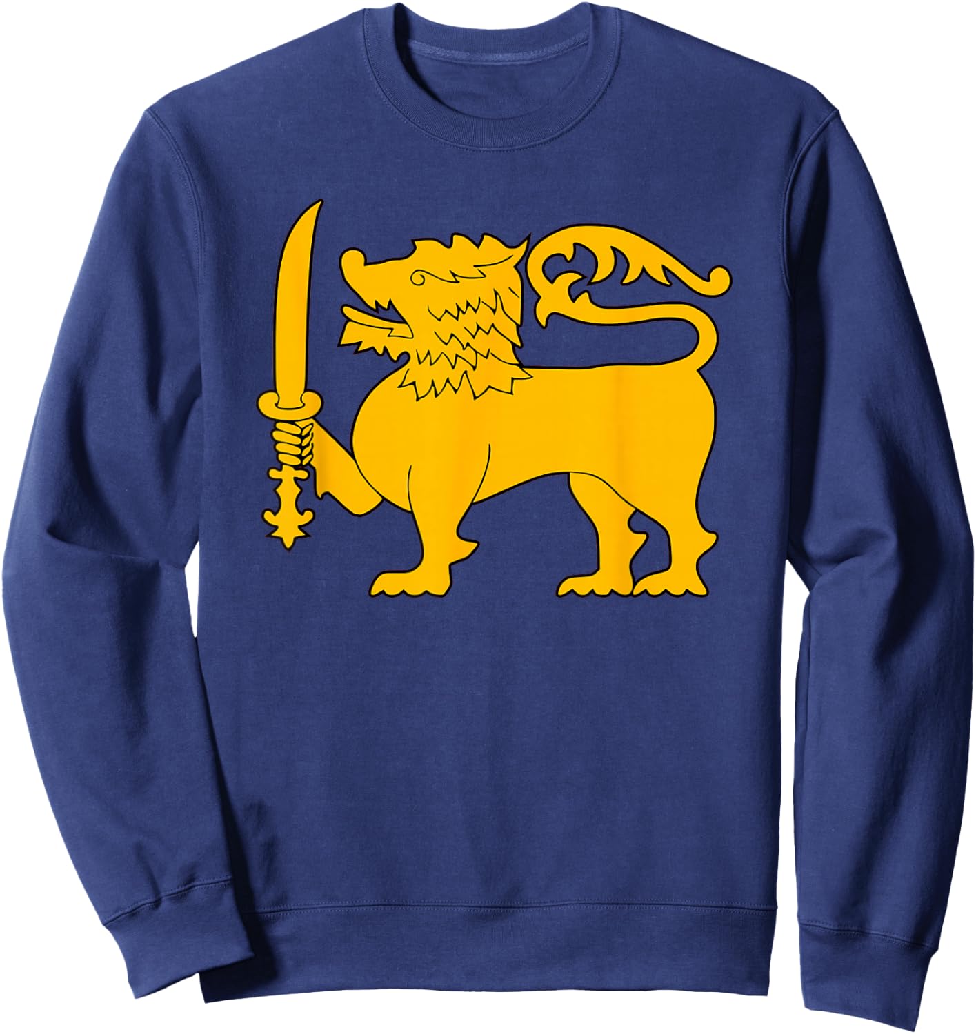 Sri Lanka Lion Flag - Sinha Flag Sweatshirt - Sweatshirt | Navy
