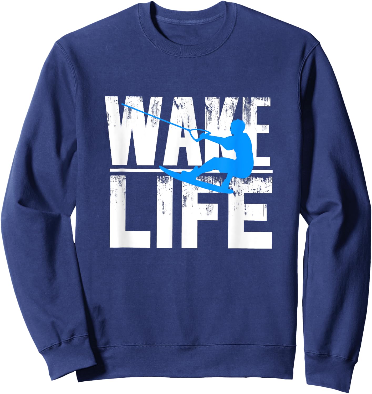 Wake Surfing Life Gift Shirt Boat Lake Wakesurfing Sweatshirt - Sweatshirt | Navy