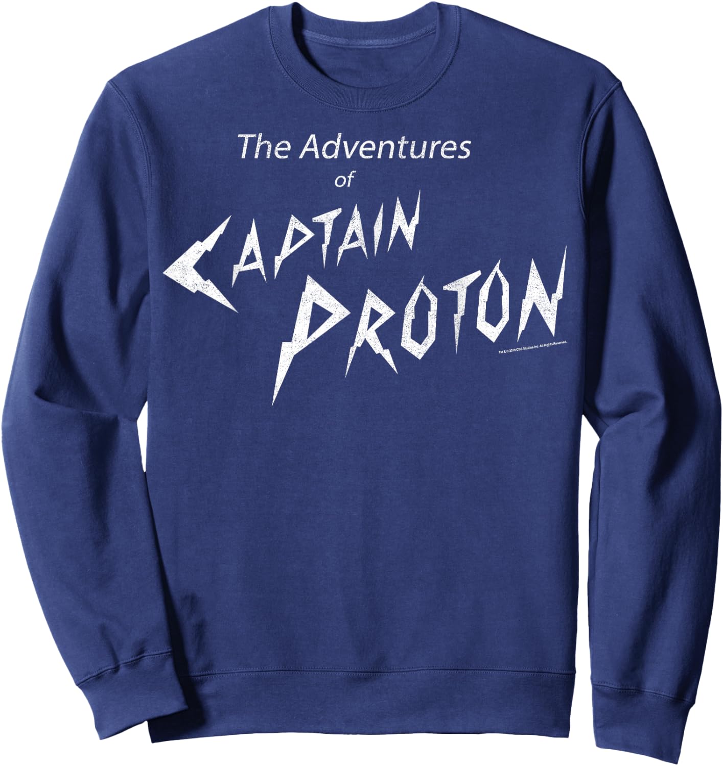Star Trek Voyager Captain Proton Adventures Sweatshirt - Sweatshirt | Navy