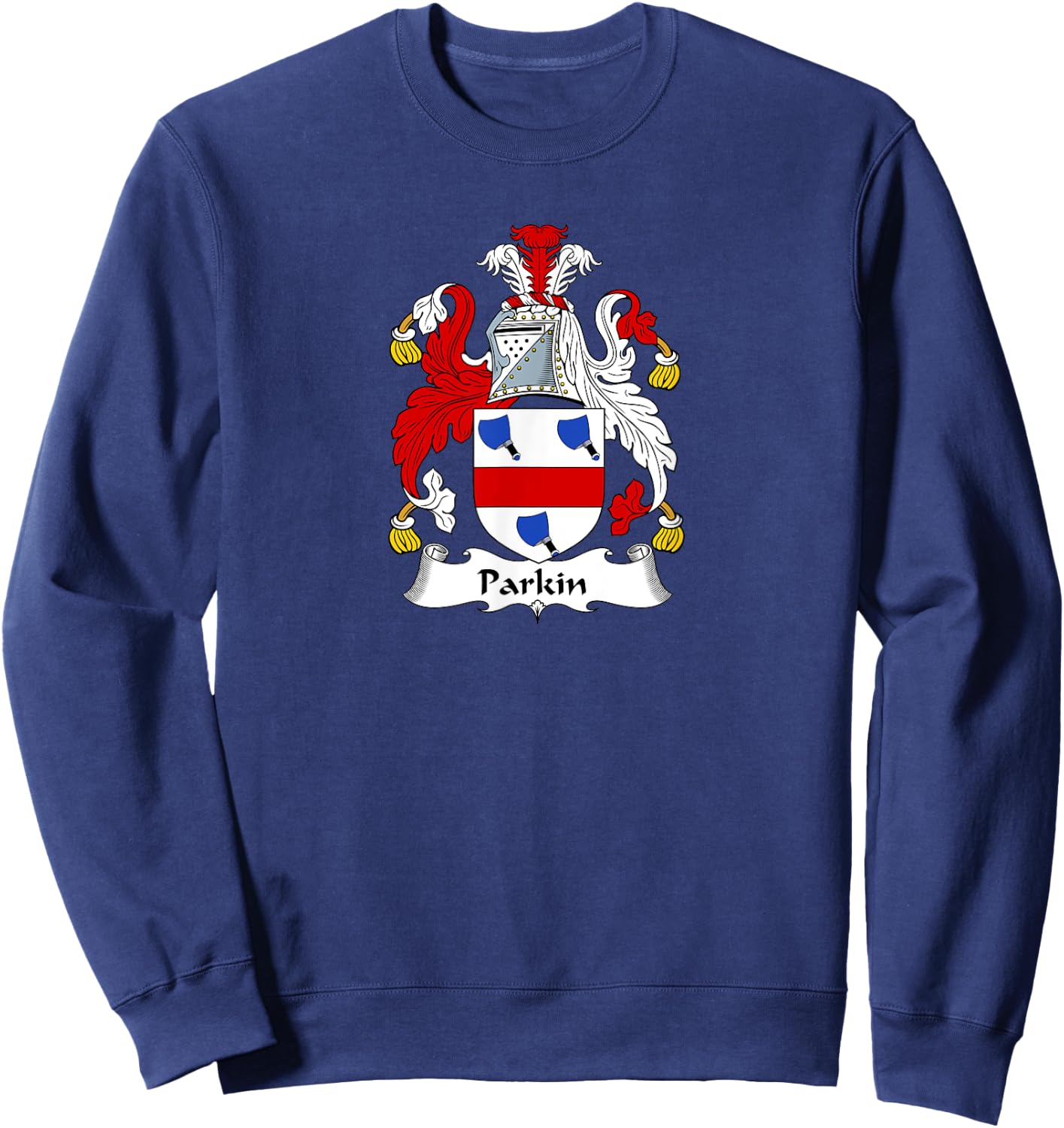 Parkin Coat of Arms - Family Crest Shirt Sweatshirt - Sweatshirt | Navy