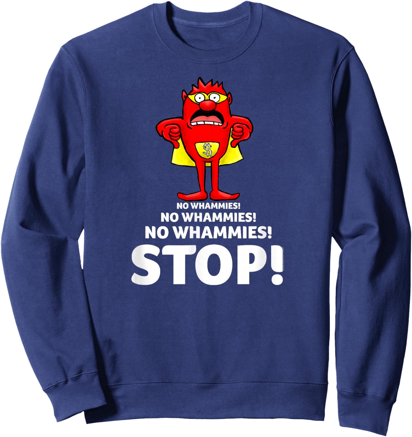 Press Your Luck: No Whammies! Stop! Sweatshirt - Sweatshirt | Navy