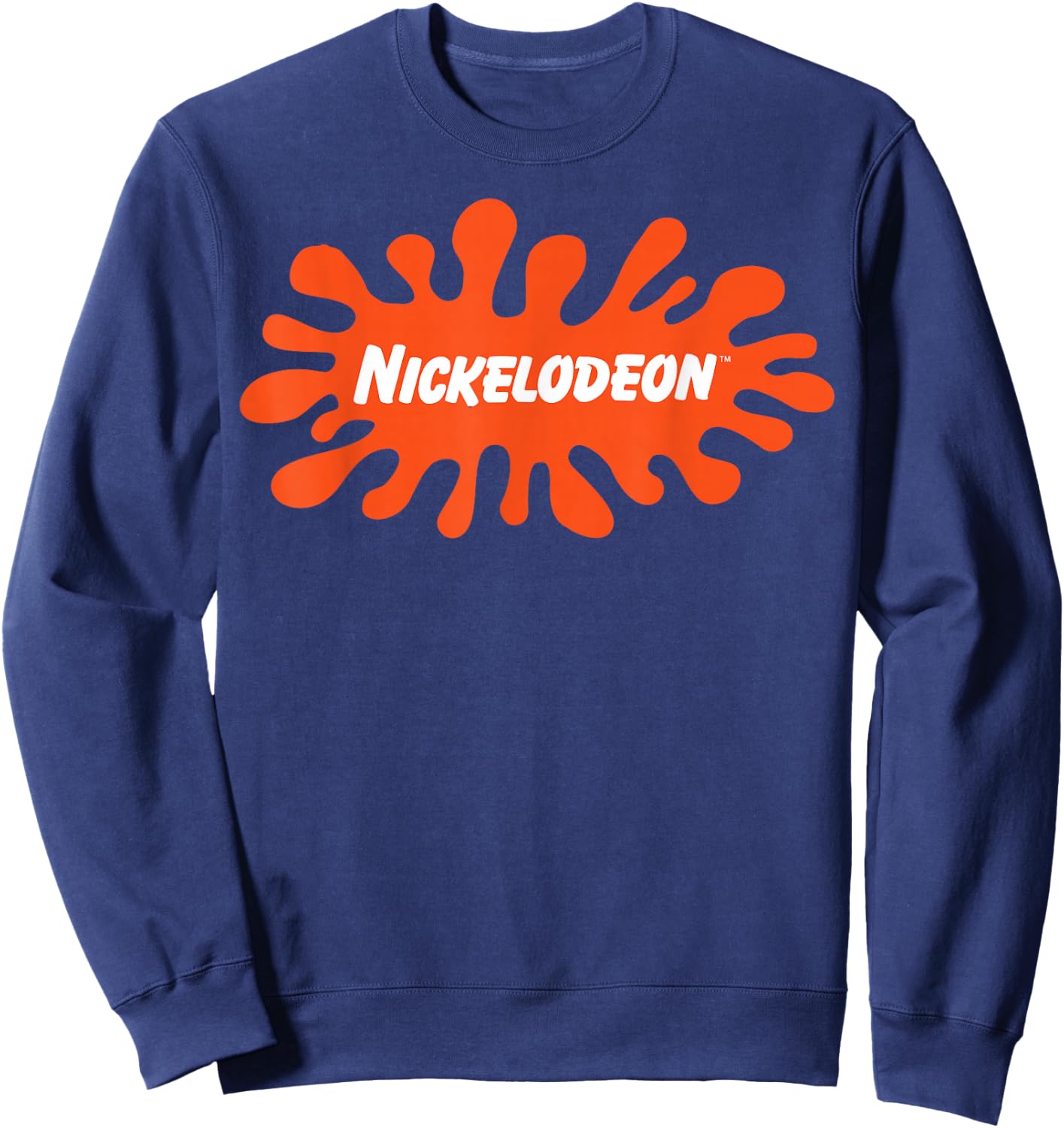 Nickelodeon Splat Logo Sweatshirt - Sweatshirt | Navy