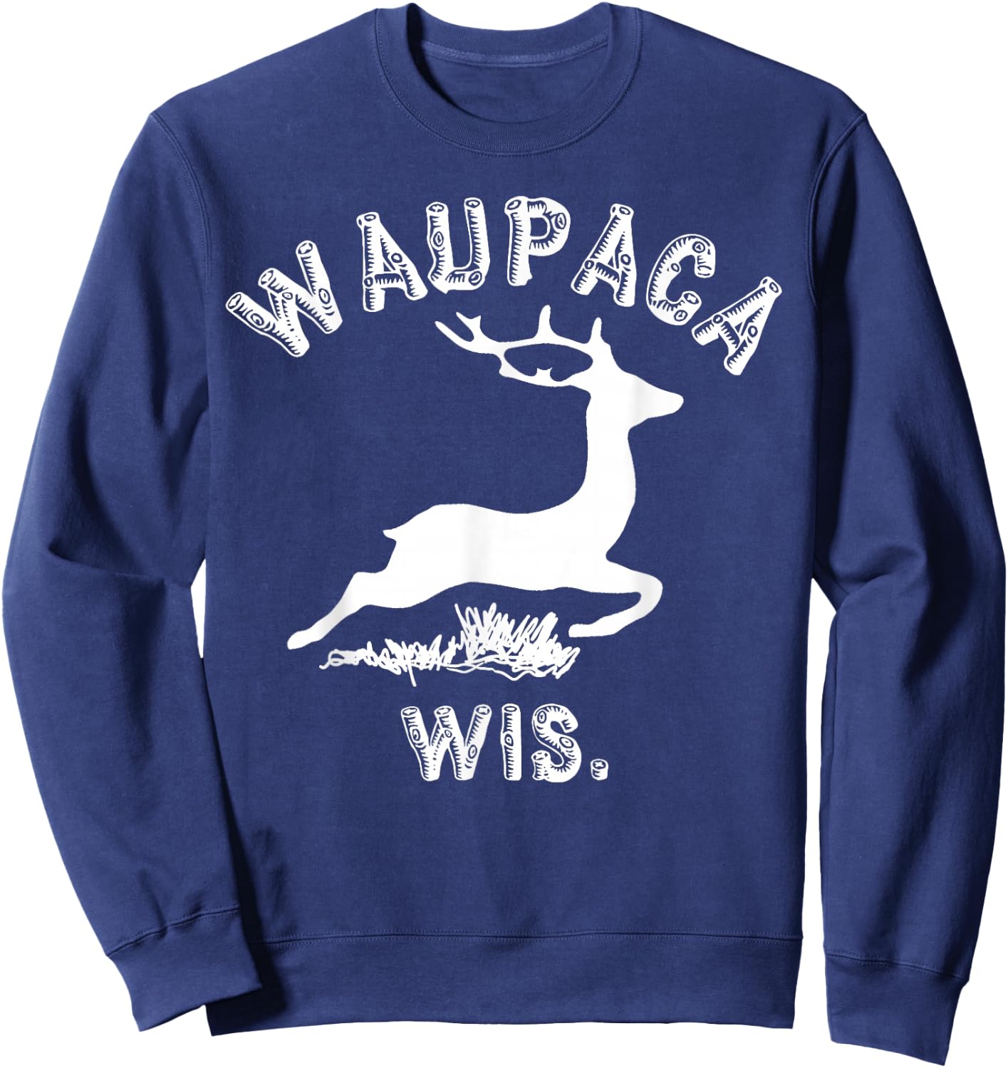 Dustin Nerdy Vintage Waupaca Stranger Fan Gift Sweatshirt - Sweatshirt | Navy