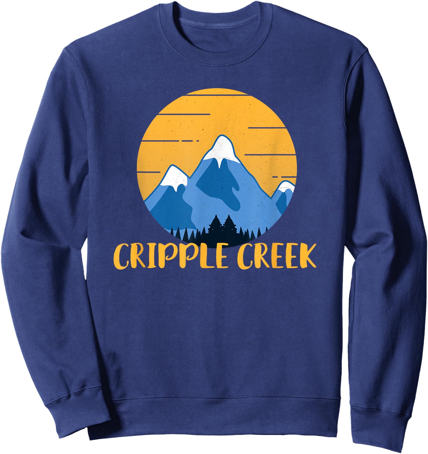 Cripple Creek Colorado Hiking Mountains Sweatshirt - Sweatshirt | Navy