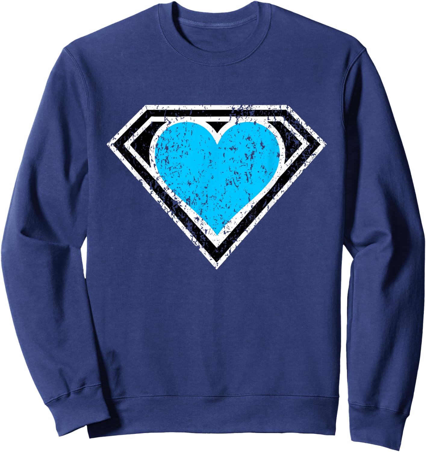 Distressed Kindness is My Superpower Choose Kind Bully Shirt Sweatshirt - Sweatshirt | Navy