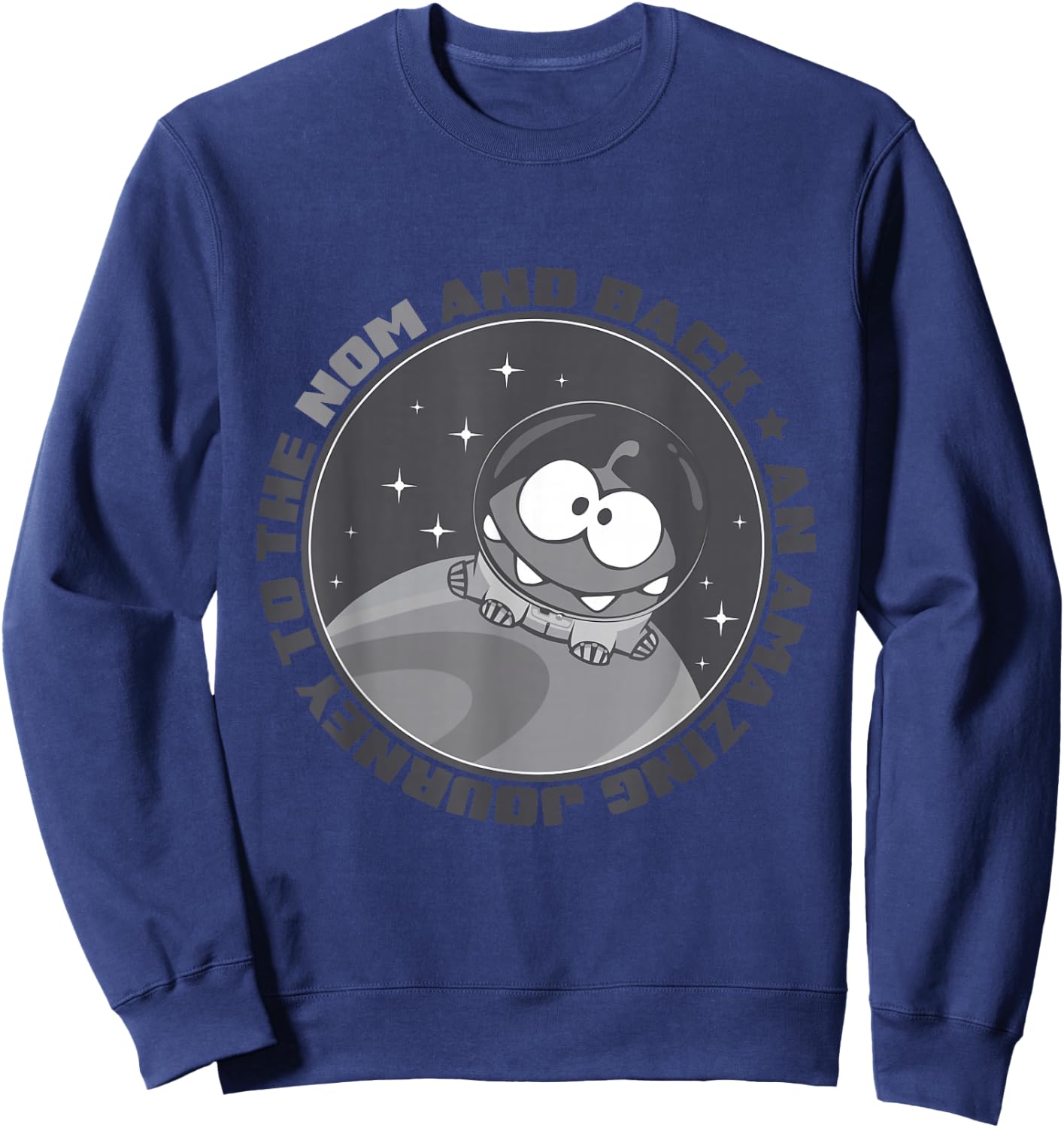 Cut the Rope: Space Om Nom Sweatshirt - Sweatshirt | Navy