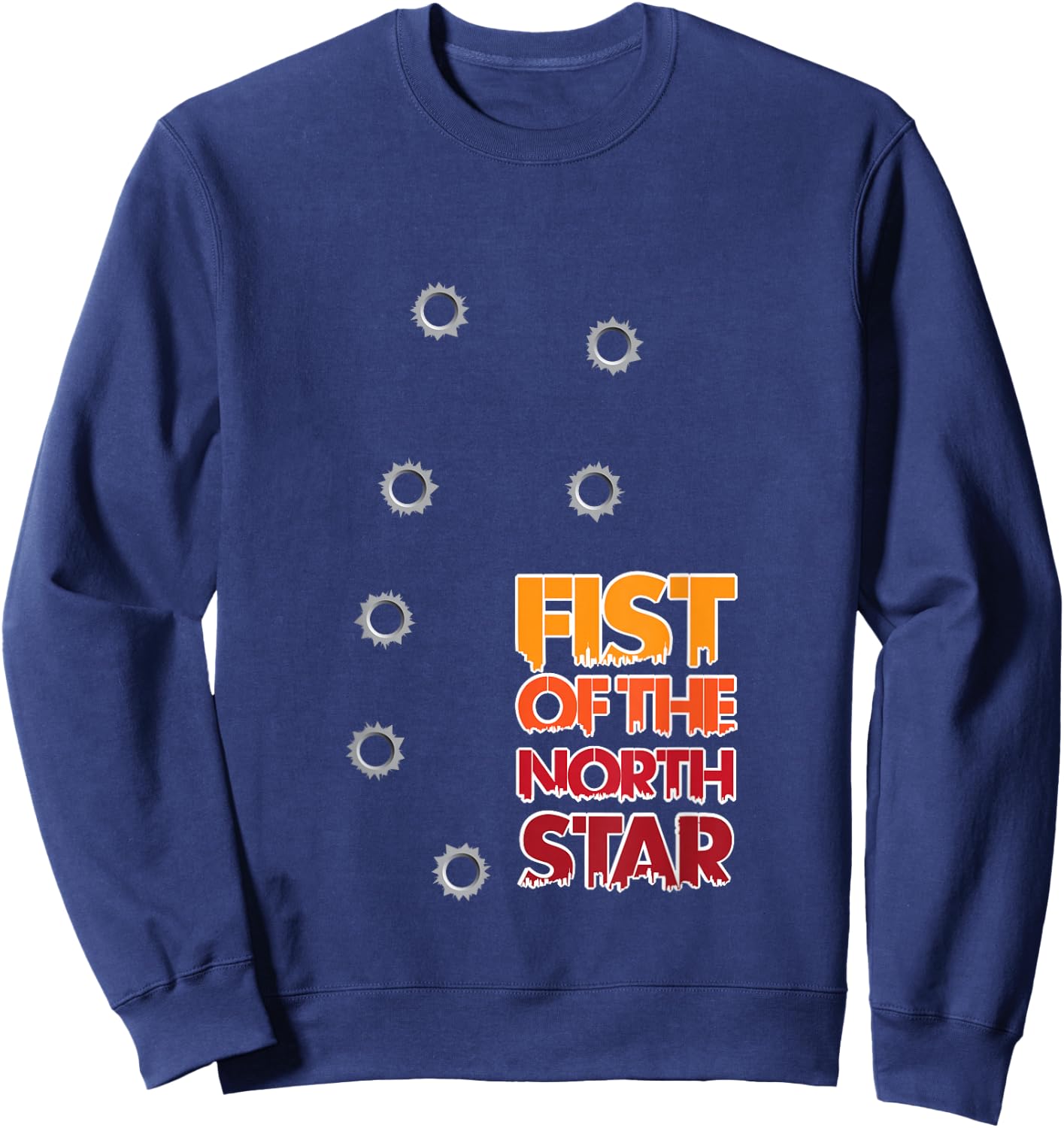 Fist of The North Star Sweatshirt - Sweatshirt | Navy