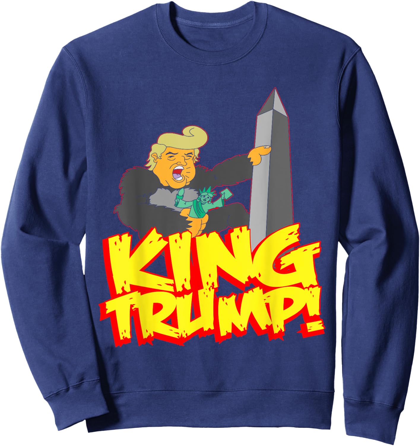 King Trump Sweatshirt - Sweatshirt | Navy