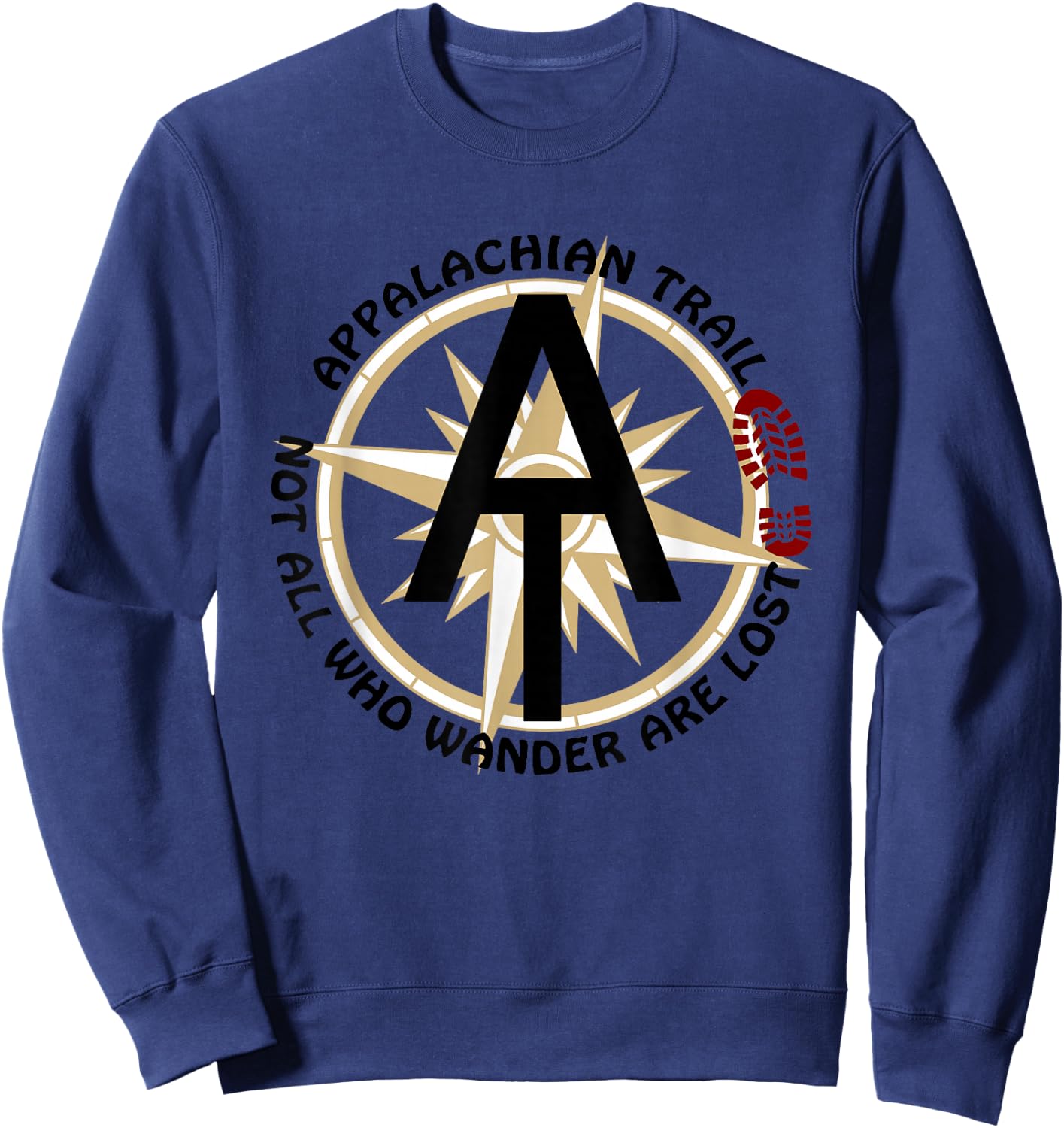 AT Appalachian Trail Logo Sweatshirt - Sweatshirt | Navy