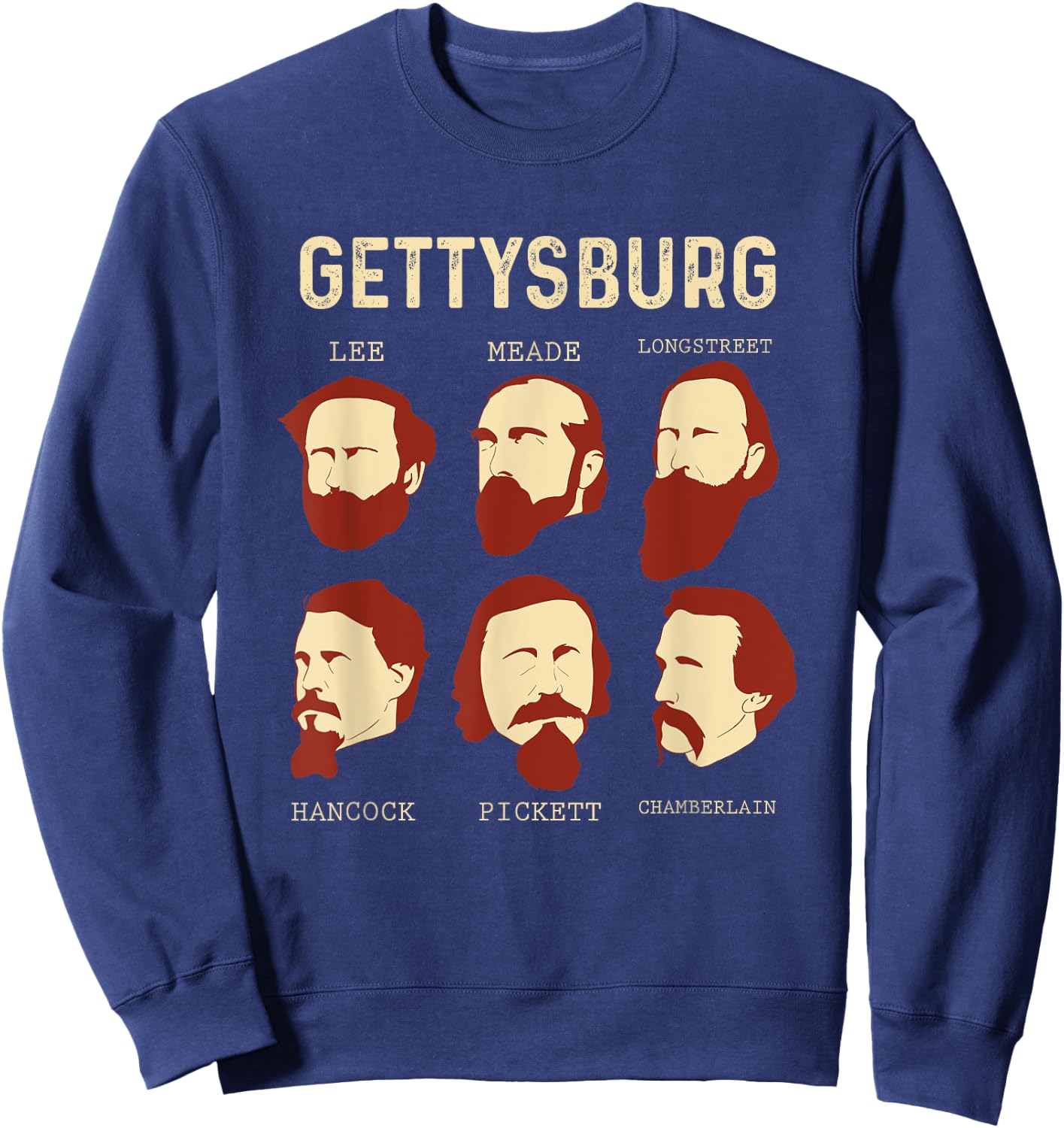 Gettysburg American Civil War Reenactment Reenactor Sweatshirt - Sweatshirt | Navy