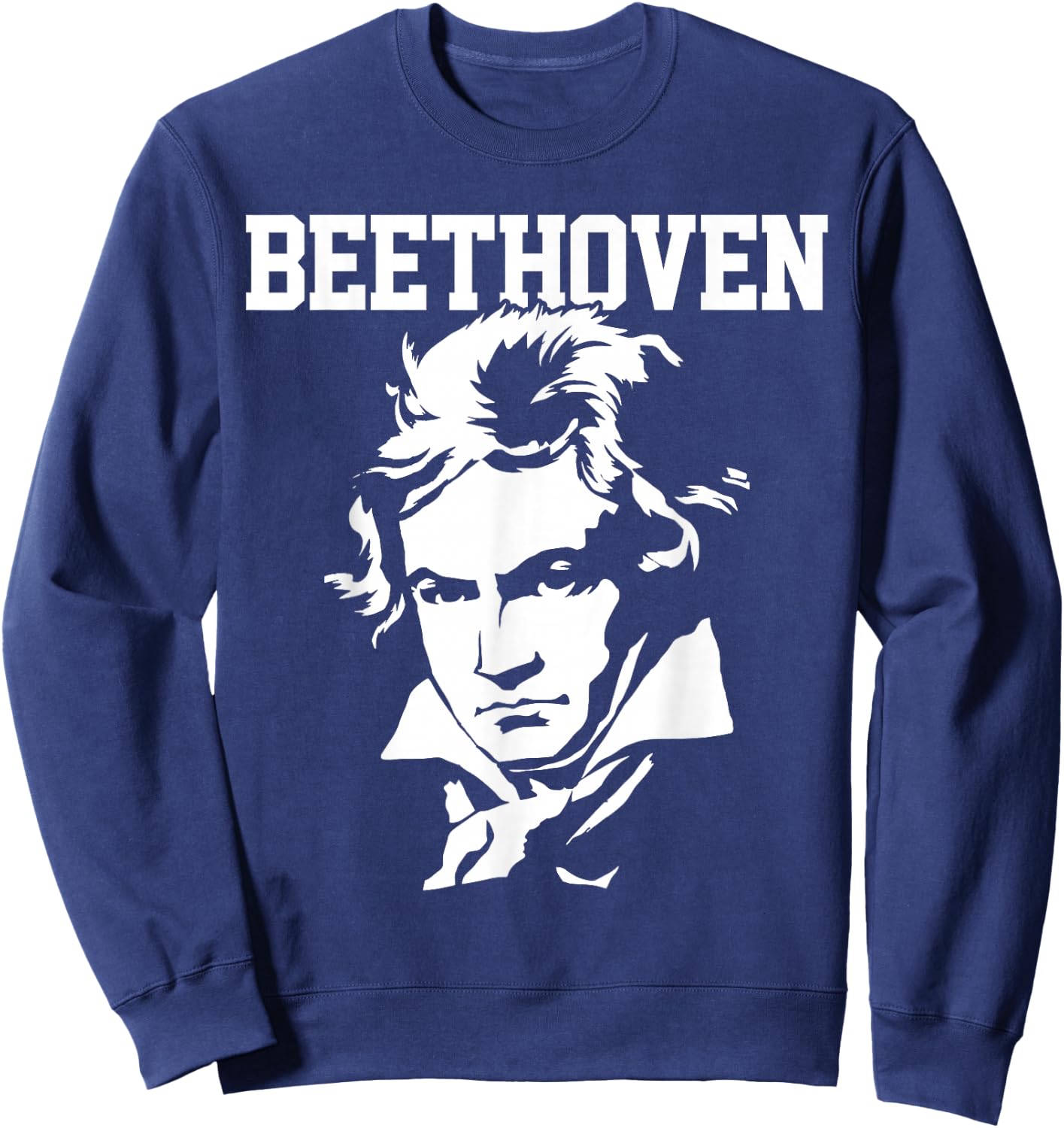 Ludwig Van Beethoven Classical Music Composer Sweatshirt - Sweatshirt | Navy