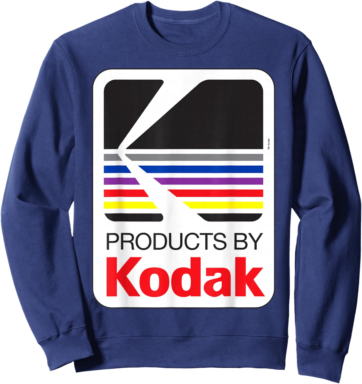 Products by Kodak Vintage Logo Small Sweatshirt - Sweatshirt | Navy