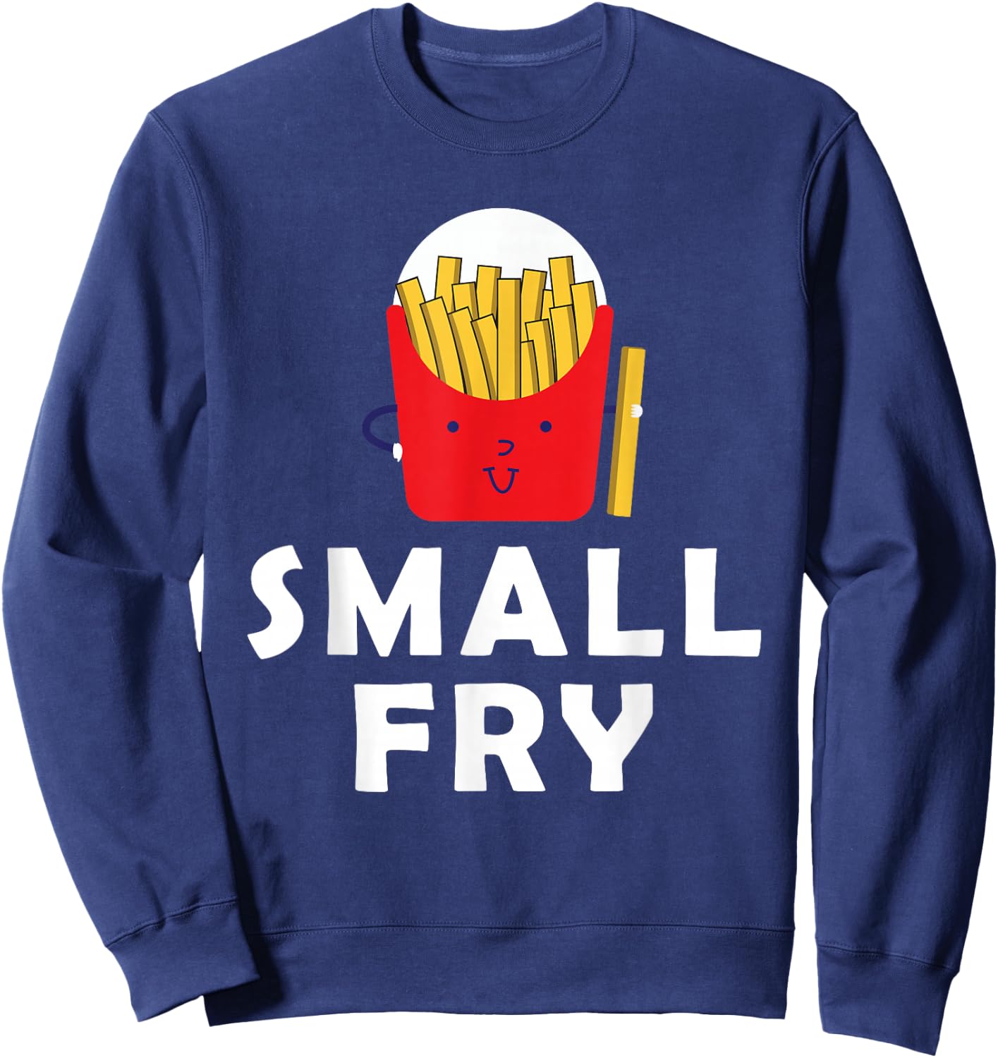Small Fry - French Fry Shirt Toddler for Boys & Girls Sweatshirt - Sweatshirt | Navy