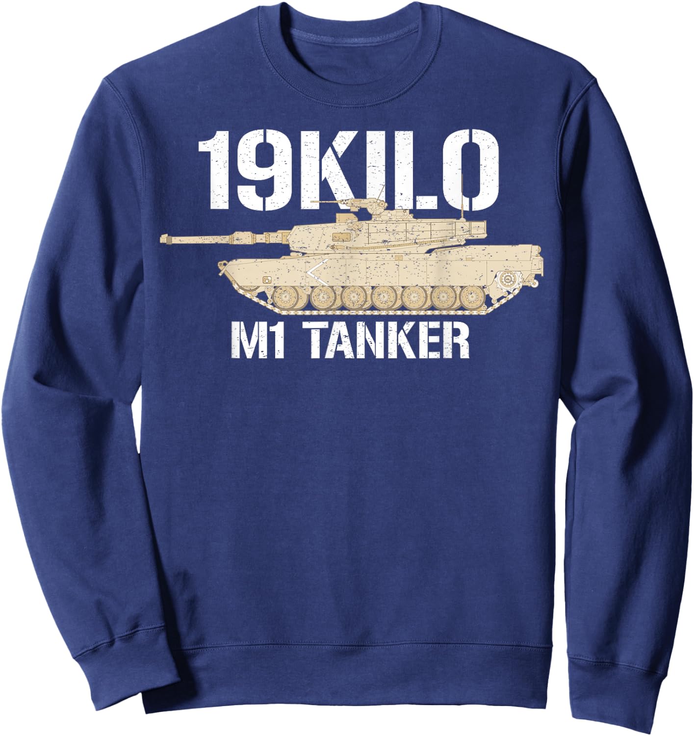 19KILO M1 Tanker Shirt Vintage Army Armor Branch MOS Sweatshirt - Sweatshirt | Navy