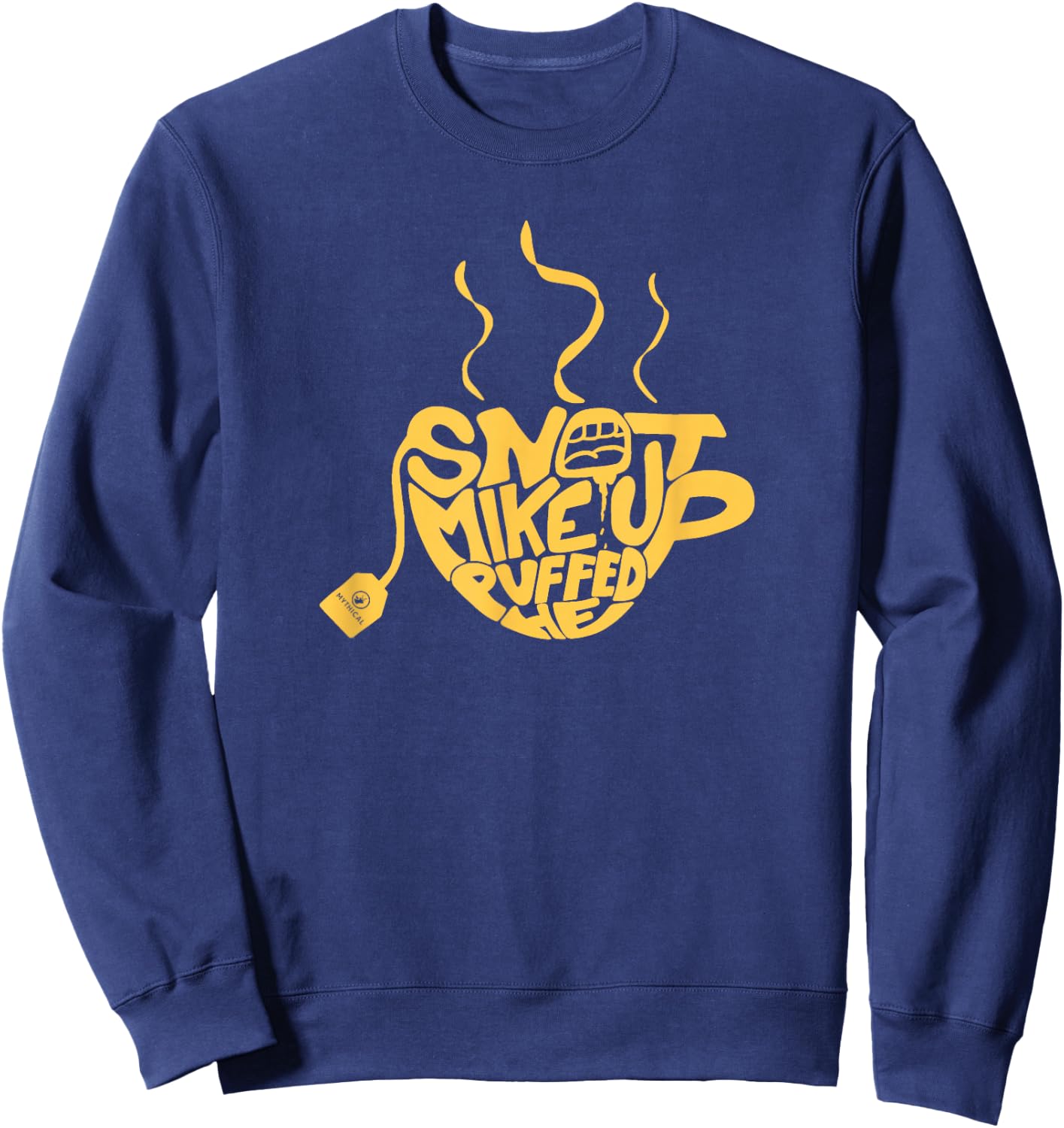 Snot Mike Up Puffed He (Olive) Sweatshirt - Sweatshirt | Navy