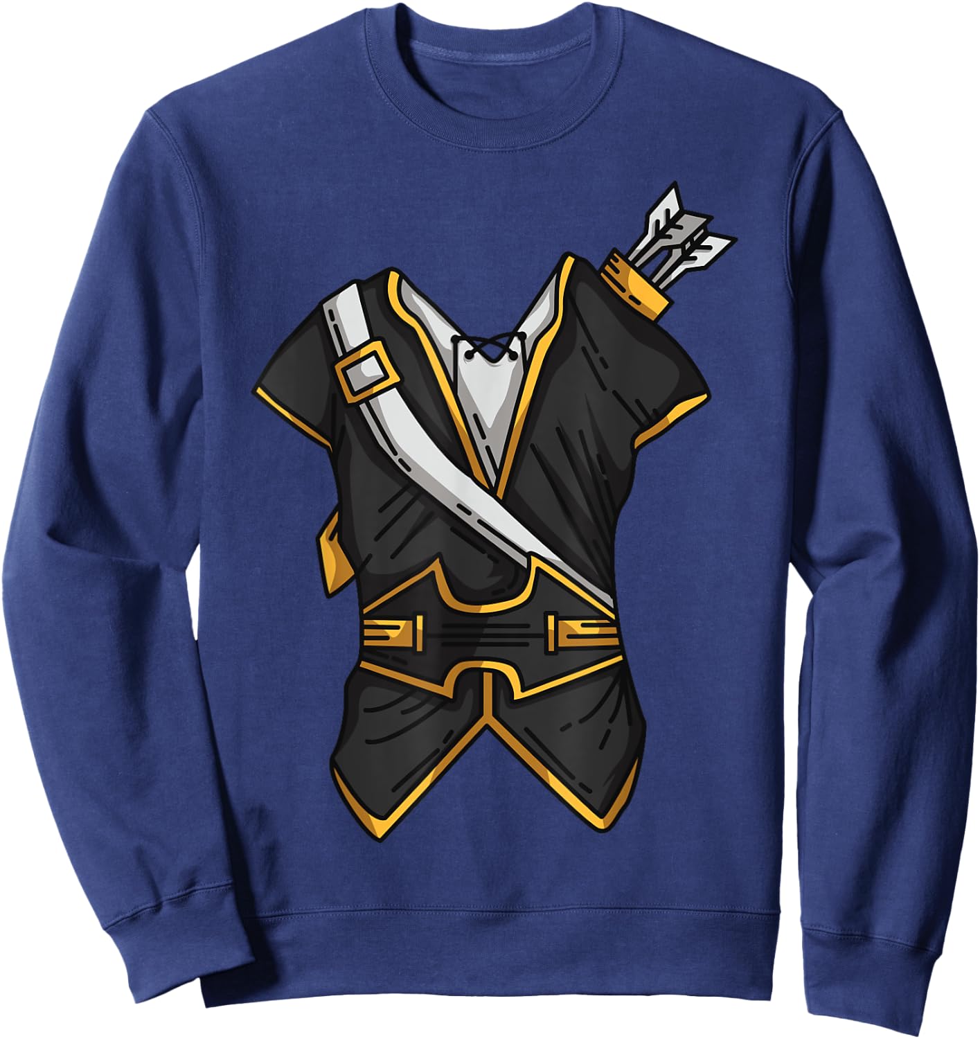 Huntsman Hunter Cool Lazy Easy Cosplay Halloween Costume Sweatshirt - Sweatshirt | Navy