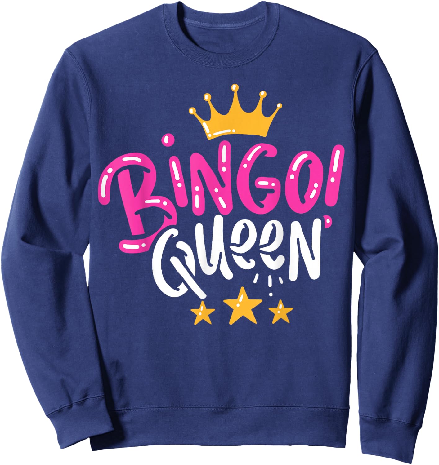 Bingo Gift Queen Sweatshirt - Sweatshirt | Navy