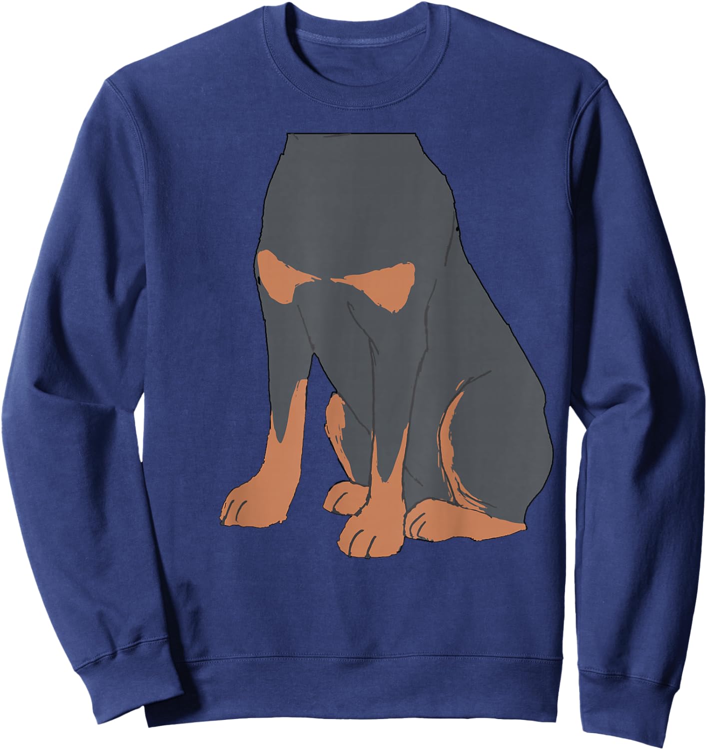 Halloween Rottweiler Dog Body Costume Shirt for Kids Sweatshirt - Sweatshirt | Navy