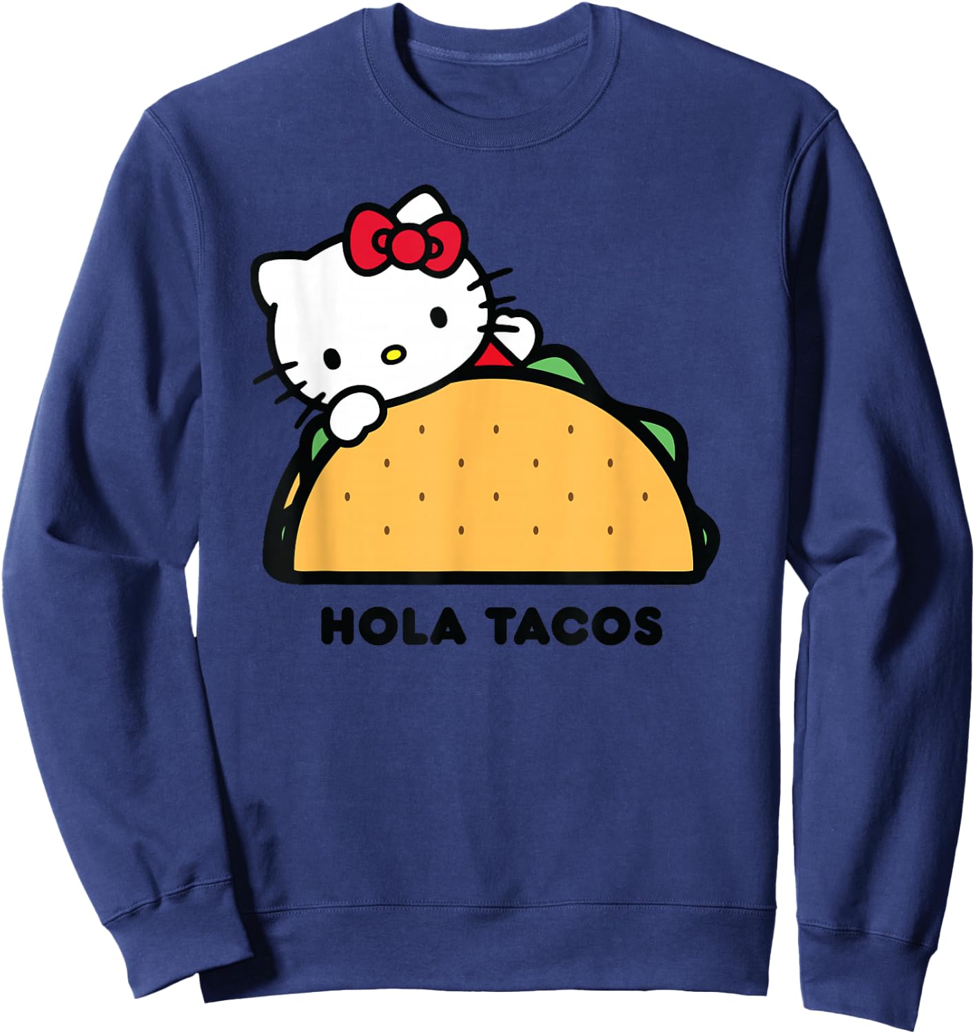 Hello Kitty Hola Tacos Sweatshirt - Sweatshirt | Navy