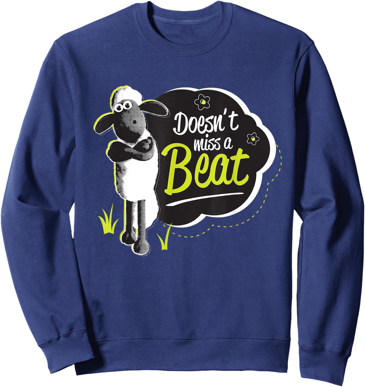 Shaun the Sheep: Doesn't Miss a Beat Sweatshirt - Sweatshirt | Navy