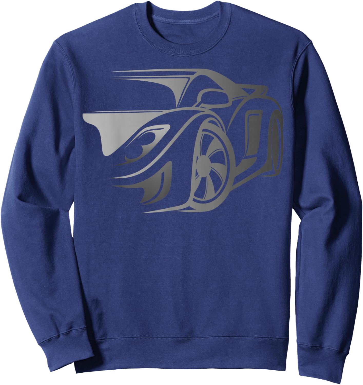 Exotic Car Supercharge Turbo Sports Car T- Shirt Sweatshirt - Sweatshirt | Navy
