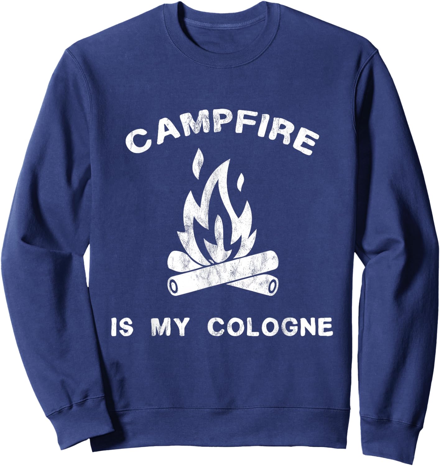 Funny Camping - Campfire Is My Cologne Sweatshirt - Sweatshirt | Navy