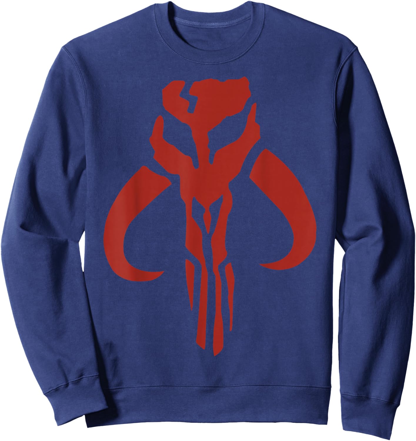 Star Wars Red Mandalorian Logo Sweatshirt - Sweatshirt | Navy