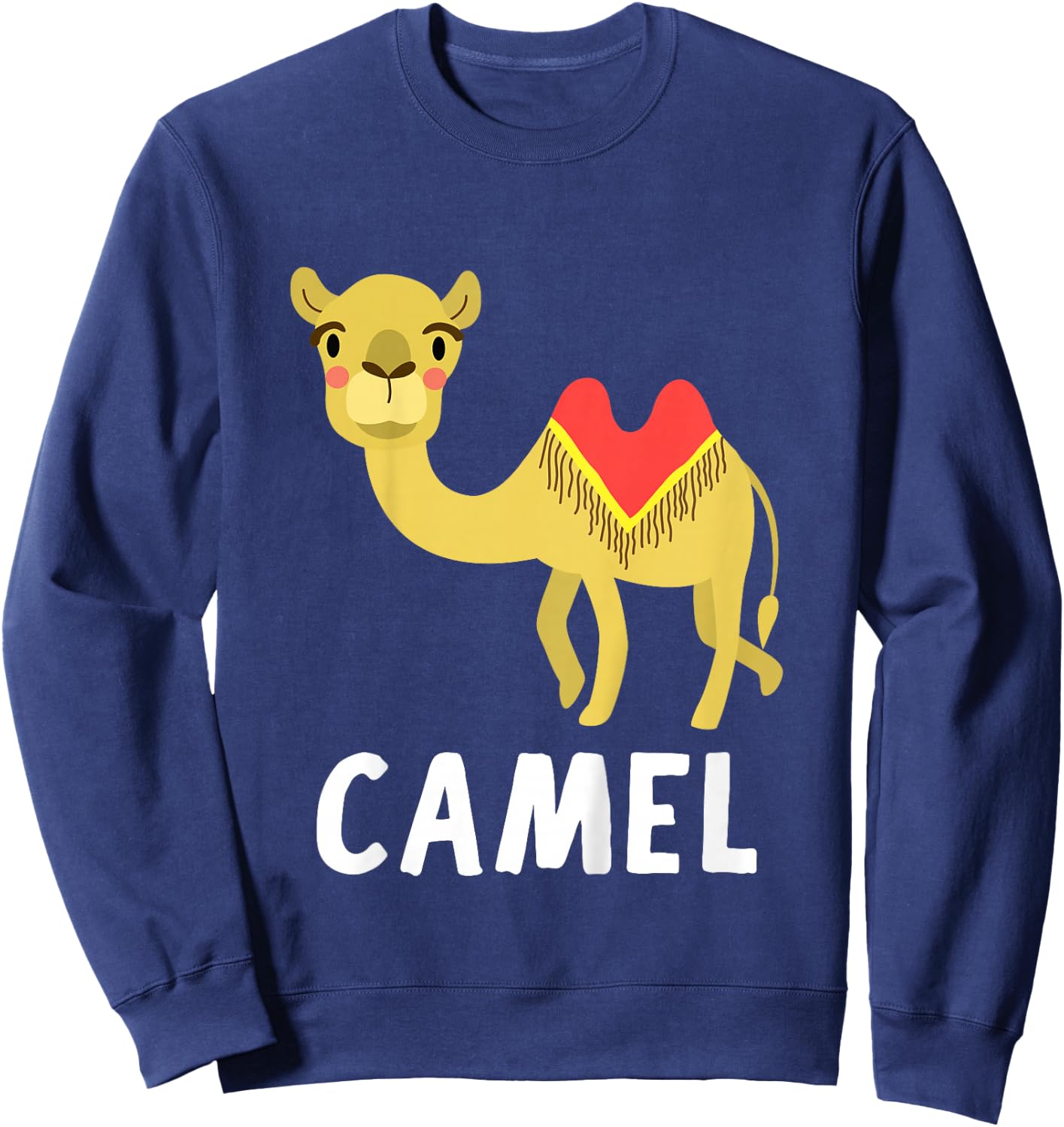 Camel Shirt For Boys Or Girls | Cute Camel Gift Sweatshirt - Sweatshirt | Navy