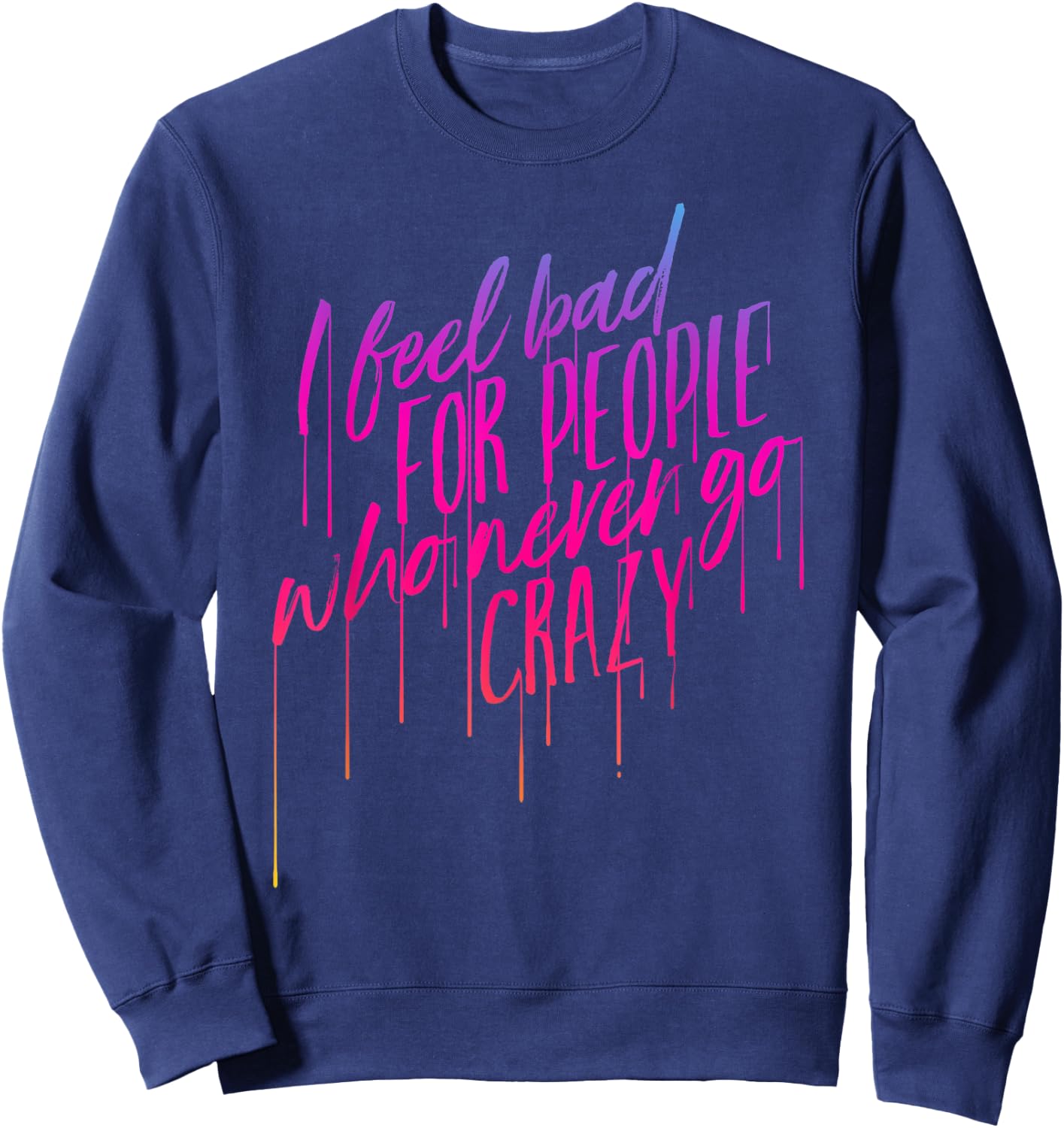 90s Grunge Aesthetic | Pastel Goth Clothing | Teen Girl Gift Sweatshirt - Sweatshirt | Navy