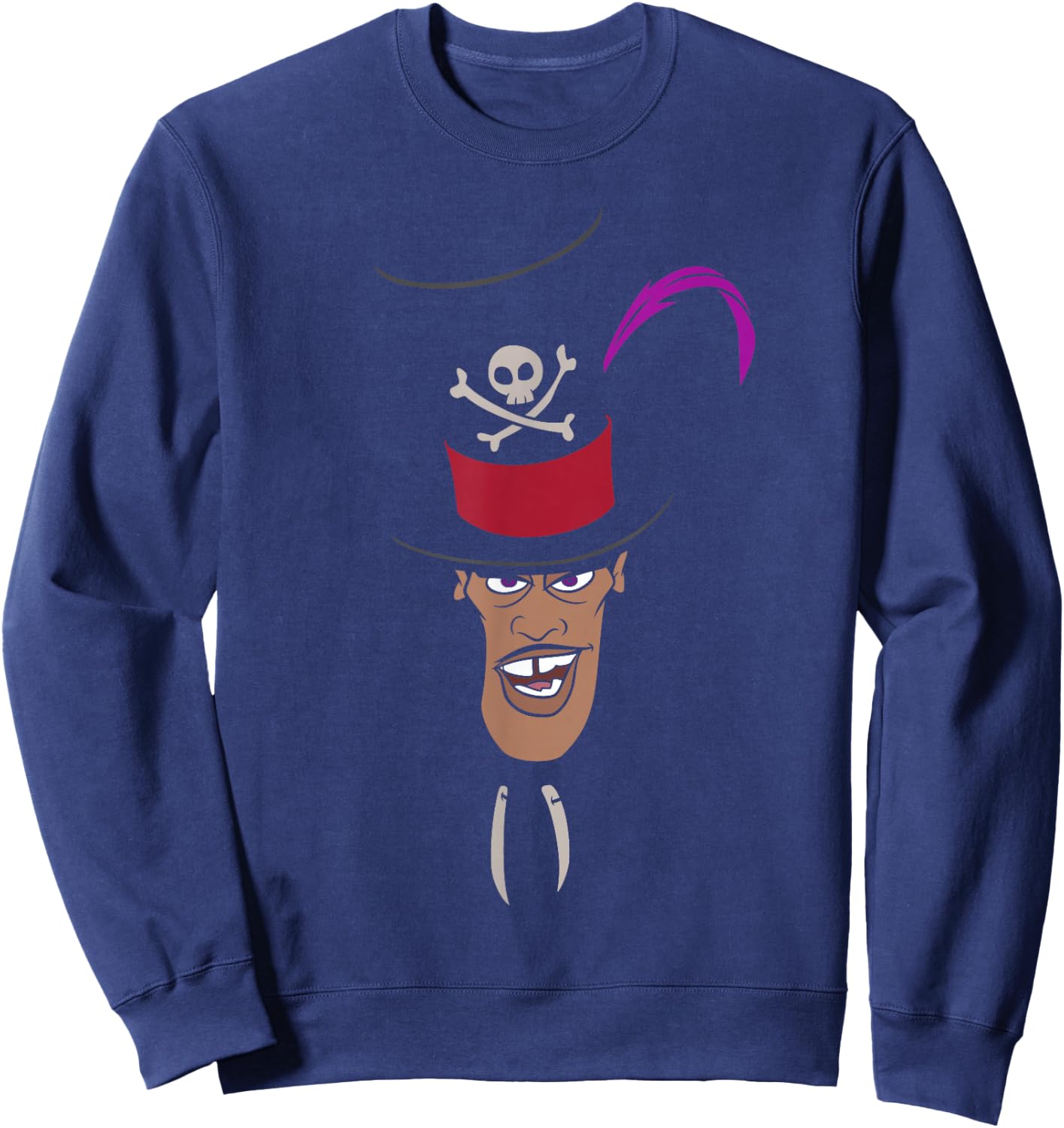 Disney Villains Dr. Facilier Face Sweatshirt - Sweatshirt | Navy
