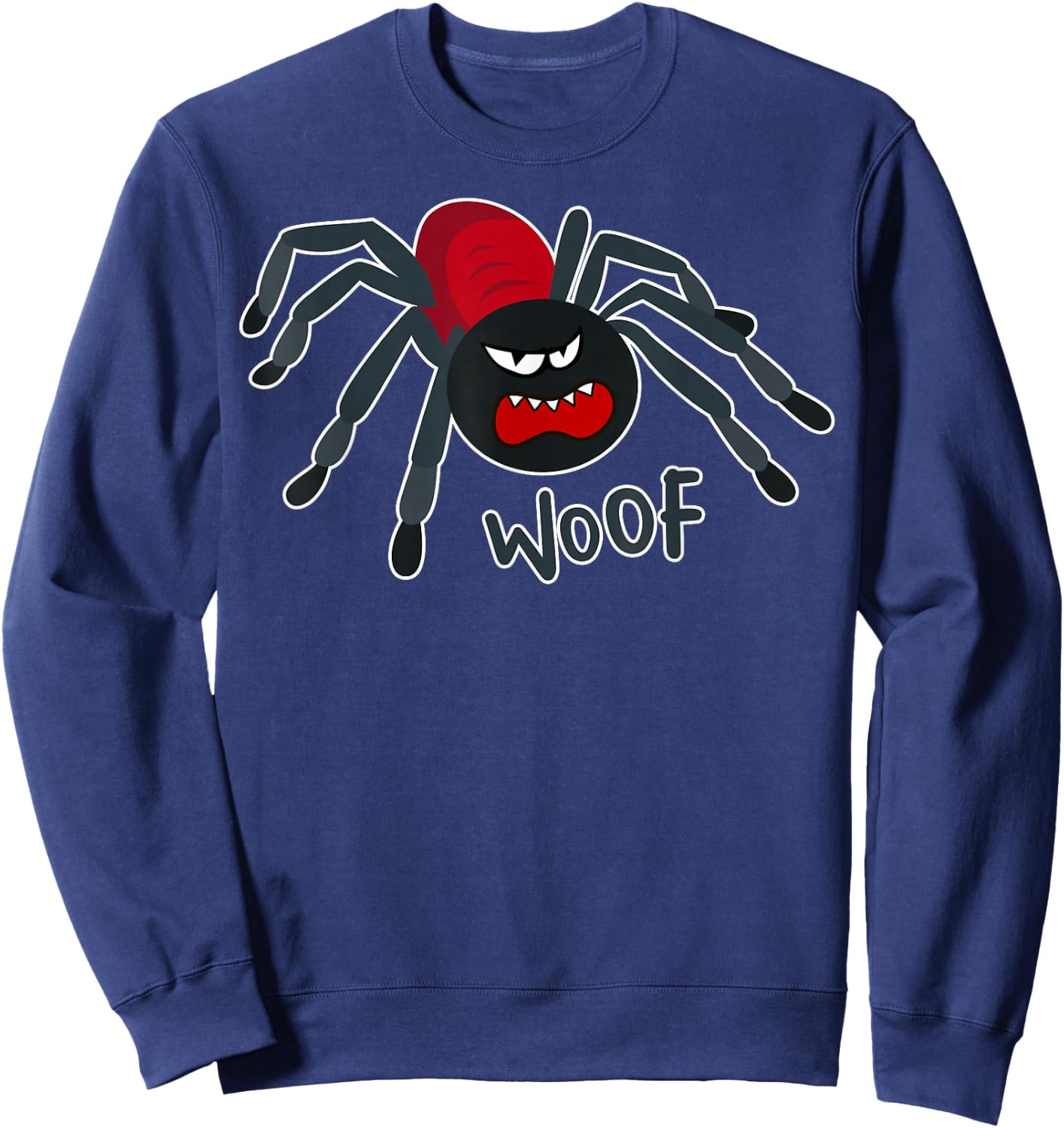 Barking Spider | Halloween Apparel for Dog Lovers Men Women Kids Sweatshirt - Sweatshirt | Navy