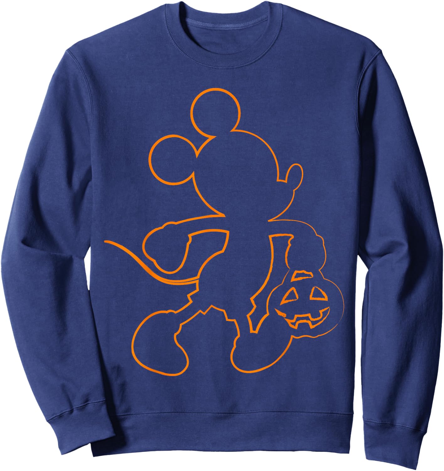 Disney - Mickey Mouse Halloween Outline Sweatshirt - Sweatshirt | Navy