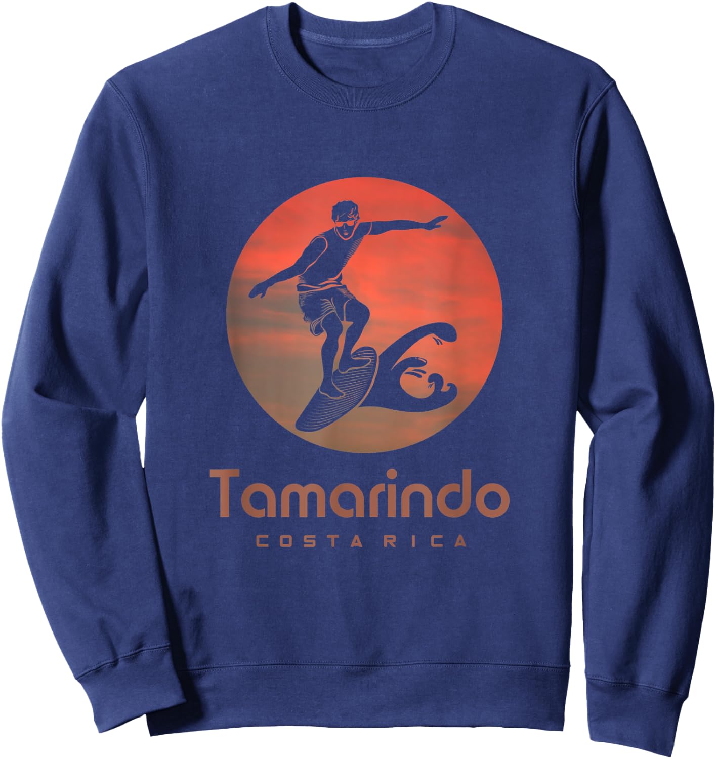 Costa Rica Windsurfing Surfing Surfers Surf Tamarindo Sweatshirt - Sweatshirt | Navy