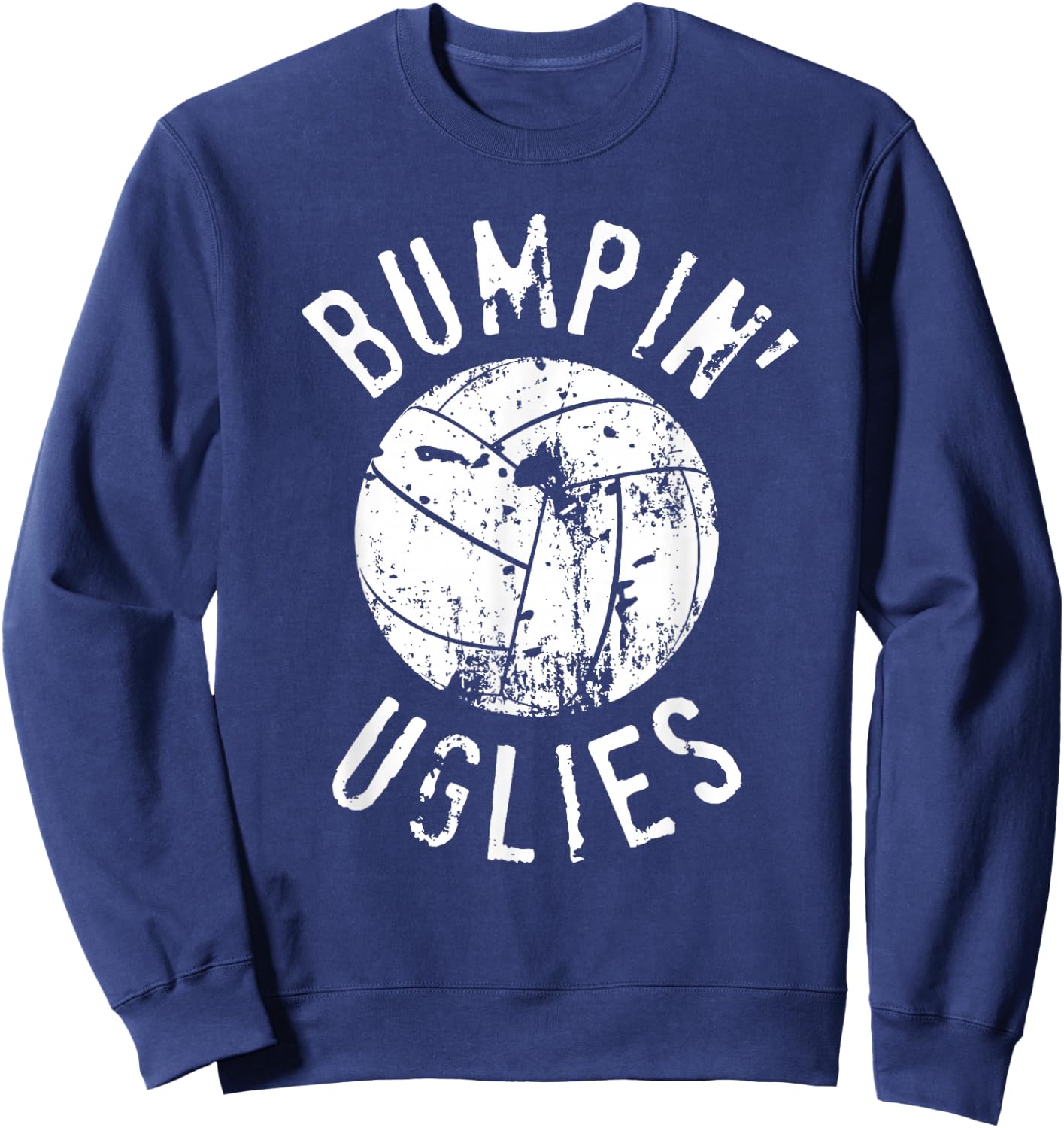Funny Volleyball Team | Bumpin' Uglies Sweatshirt - Sweatshirt | Navy