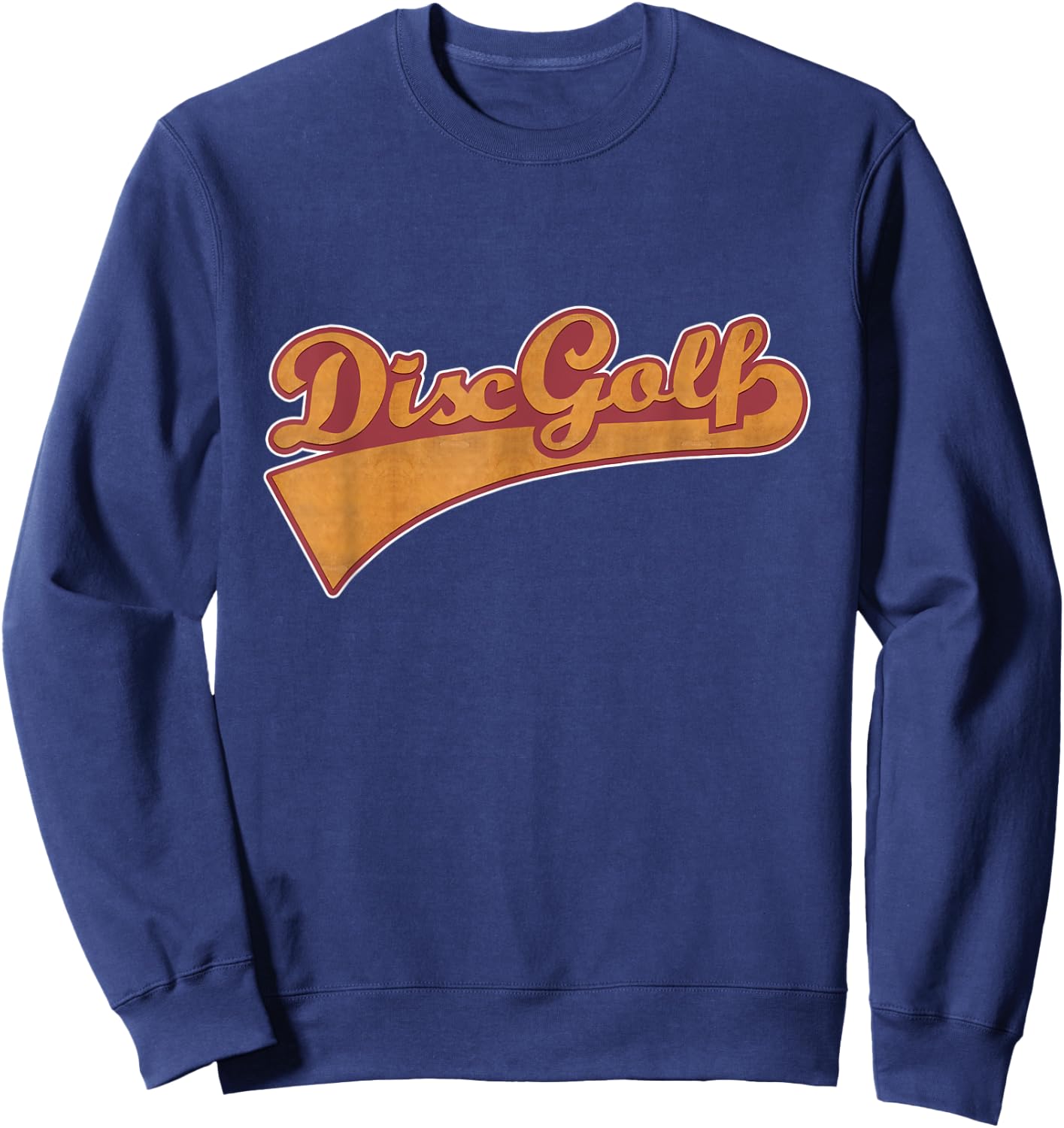 Disc Gold Shirt Funny Golfing for Dad and Mom Sweatshirt - Sweatshirt | Navy