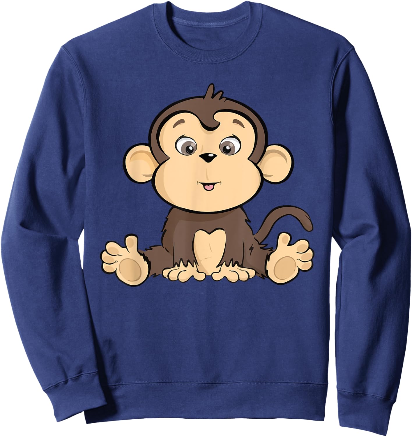 Cute Monkey Sweatshirt - Sweatshirt | Navy