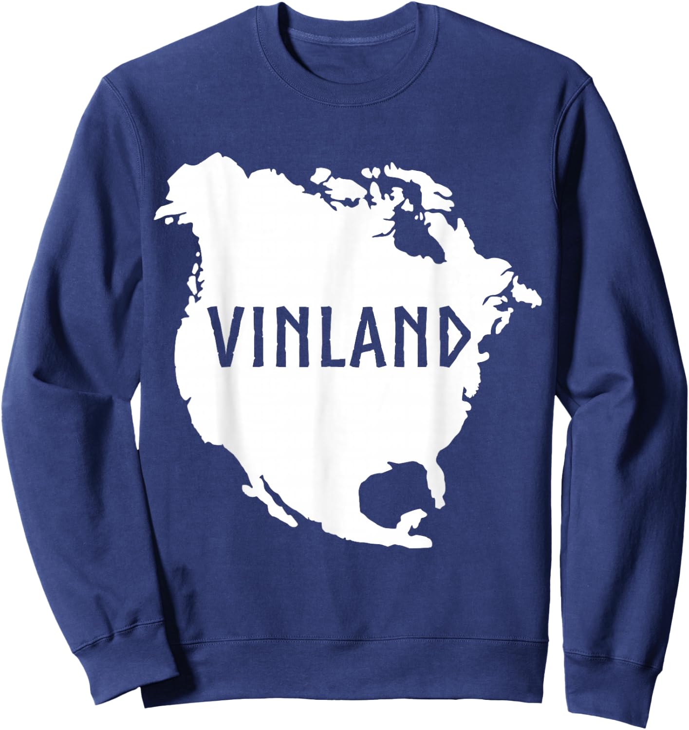 Vinland North America Viking Norse Asatru Sweatshirt - Sweatshirt | Navy