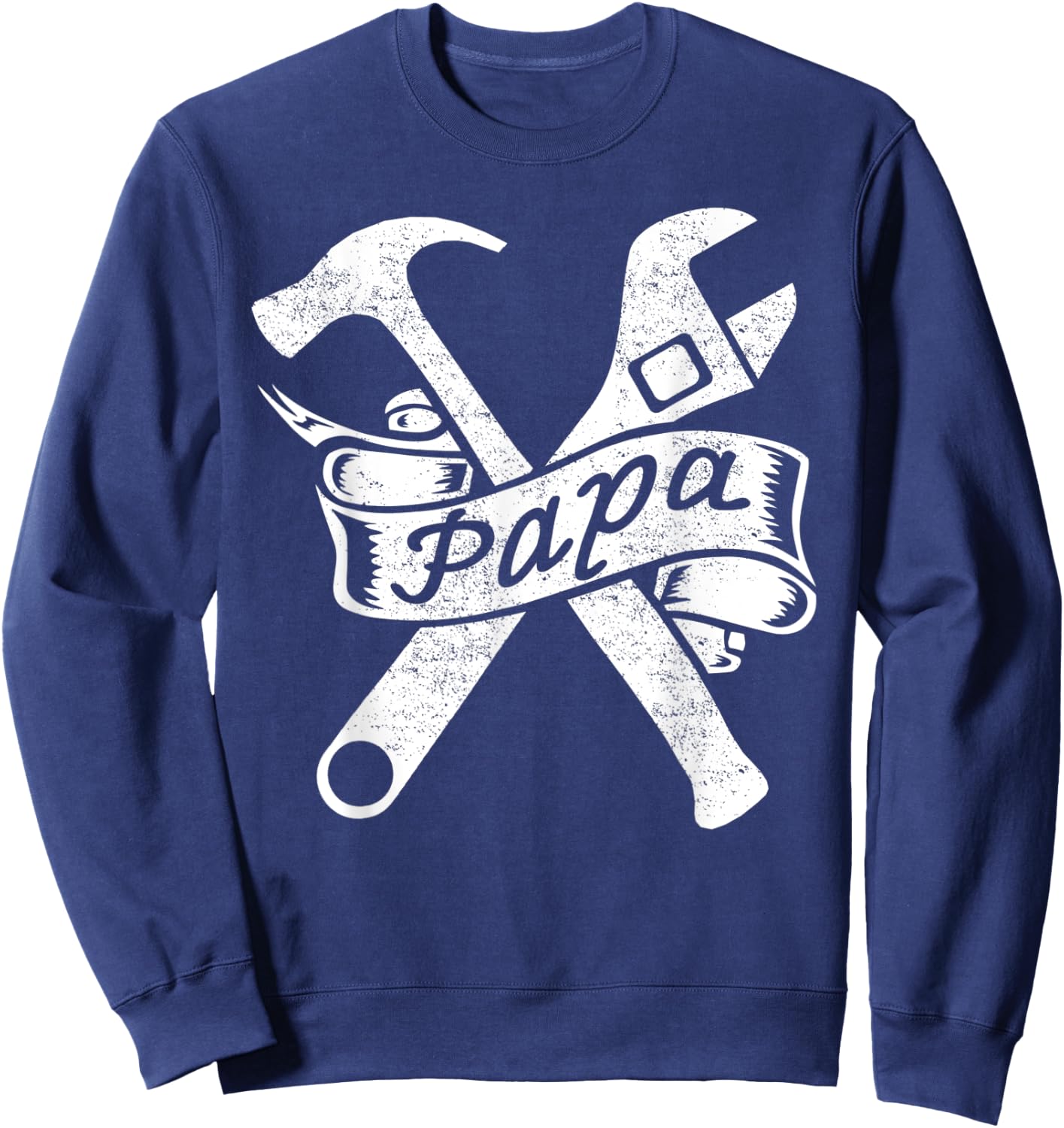 Car Mechanic Papa Wrench Hammer Sweatshirt - Sweatshirt | Navy