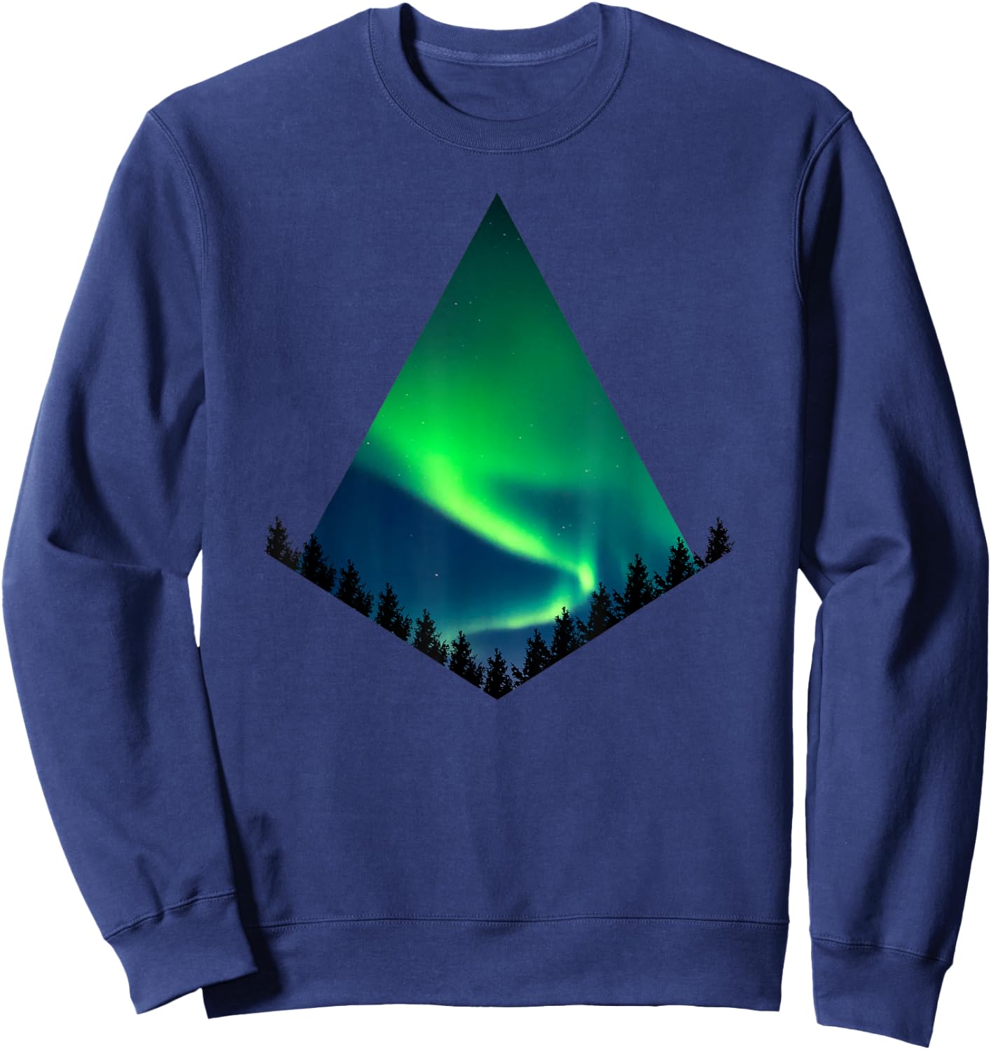 Aurora Borealis - Northern Lights Sweatshirt - Sweatshirt | Navy