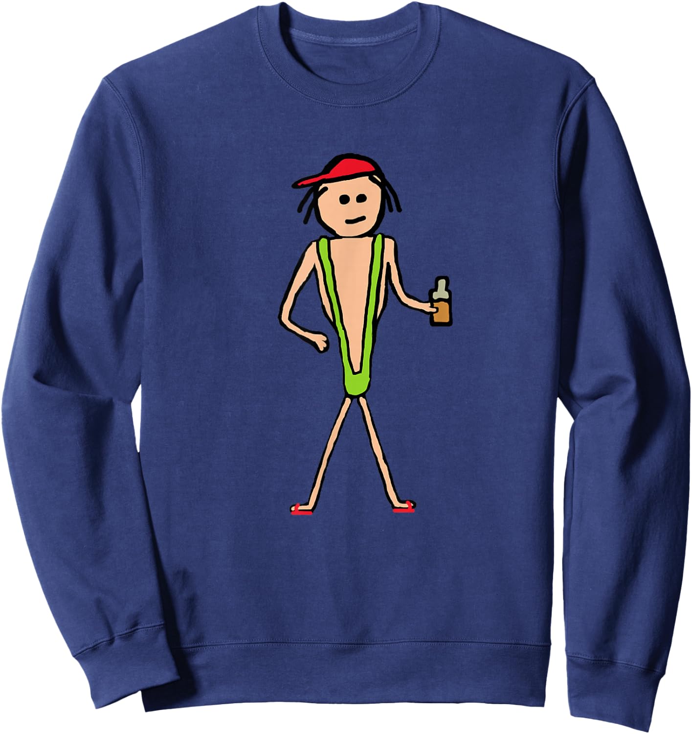 Mankini Sweatshirt - Sweatshirt | Navy