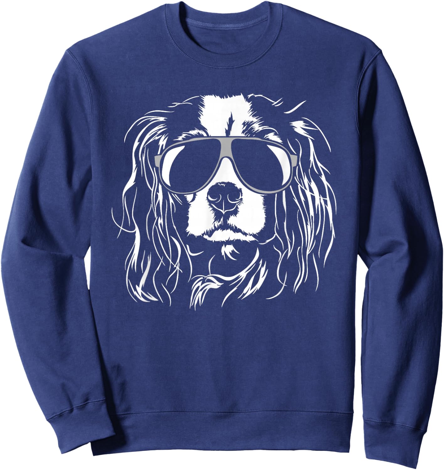 Funny Proud Cavalier King Charles Spaniel T Shirt Dog Gift Sweatshirt - Sweatshirt | Navy