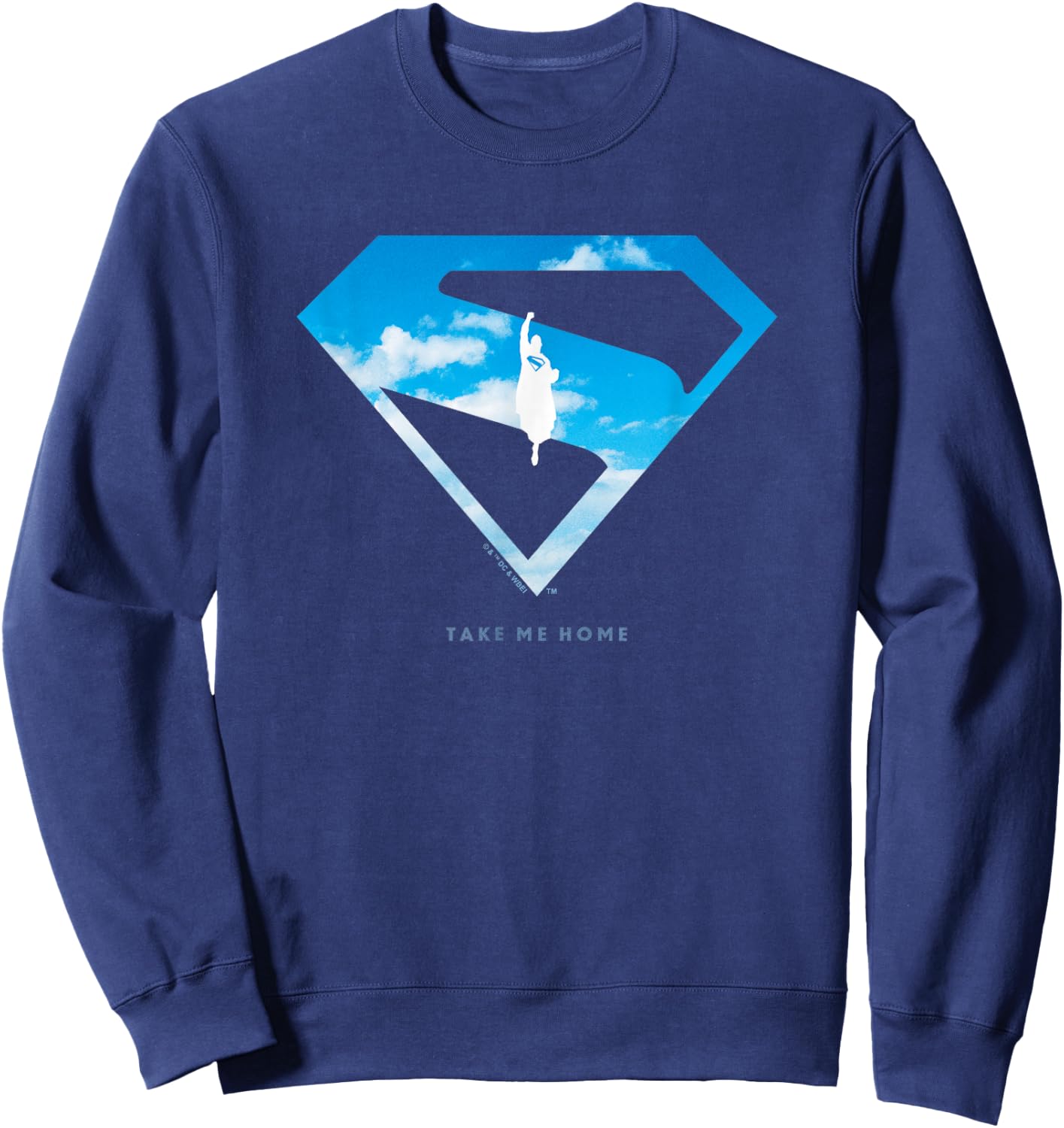 Superman (2025 Movie) Cloud Shield Sweatshirt - Sweatshirt | Navy