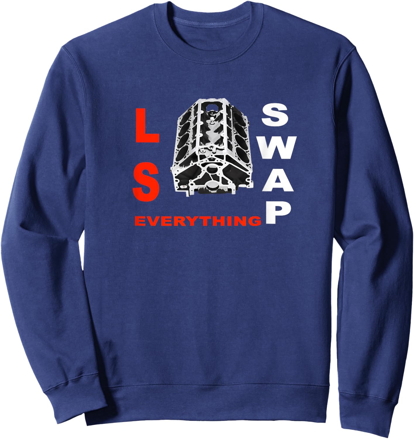 LS Swap Everything Shirt Sweatshirt - Sweatshirt | Navy